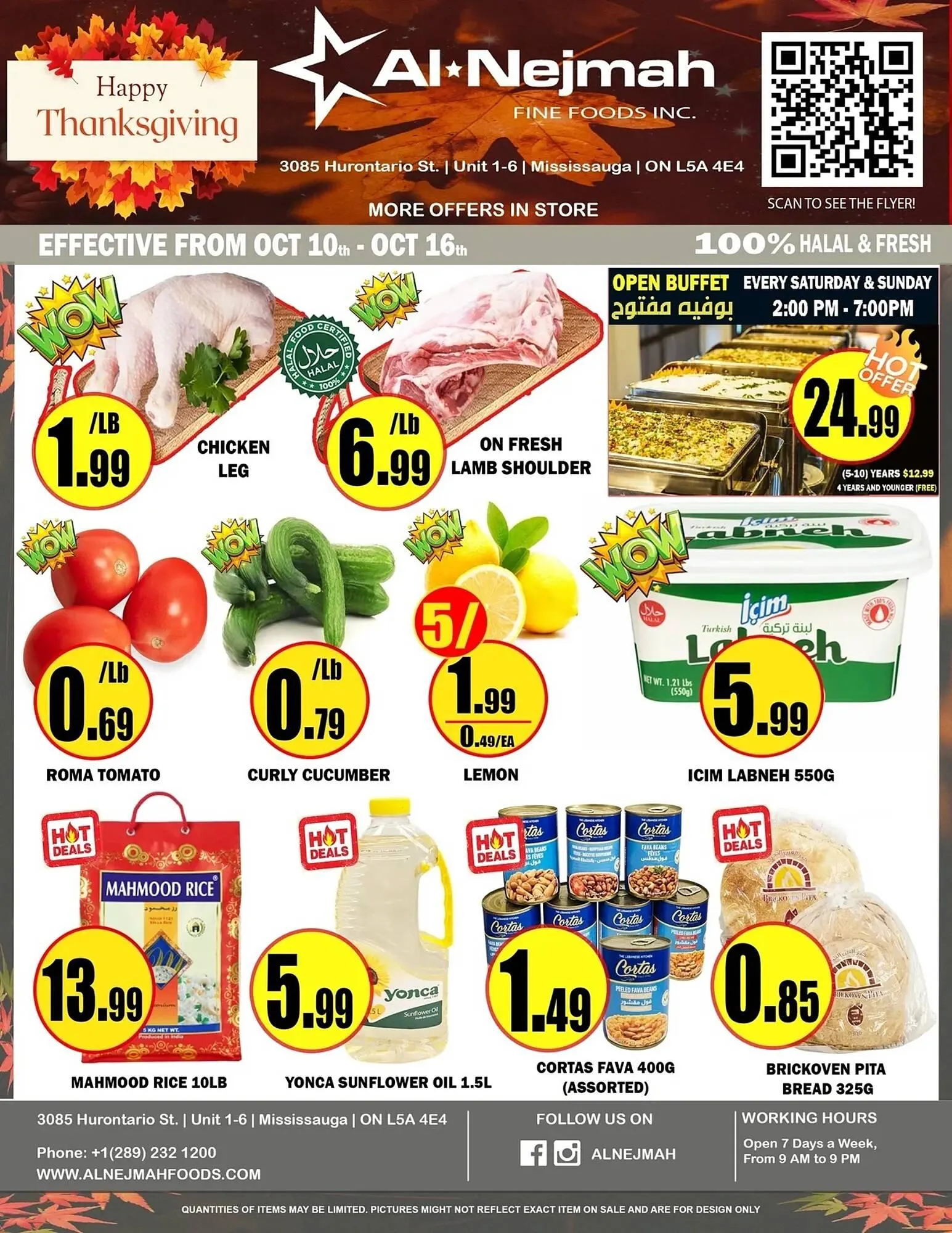 Alnejmah flyer from October 10 to October 16 2025 - flyer page 1