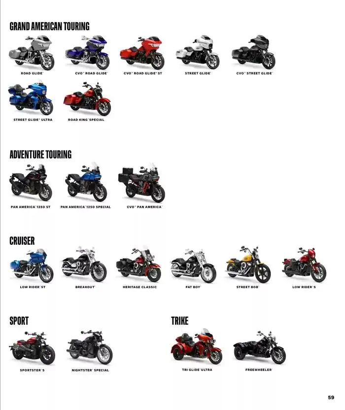 Harley Davidson 2025 Brochure from February 6 to February 6 2026 - flyer page 59