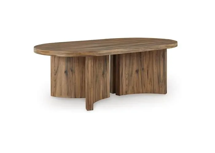 Austanny Coffee Table - Warm Brown
