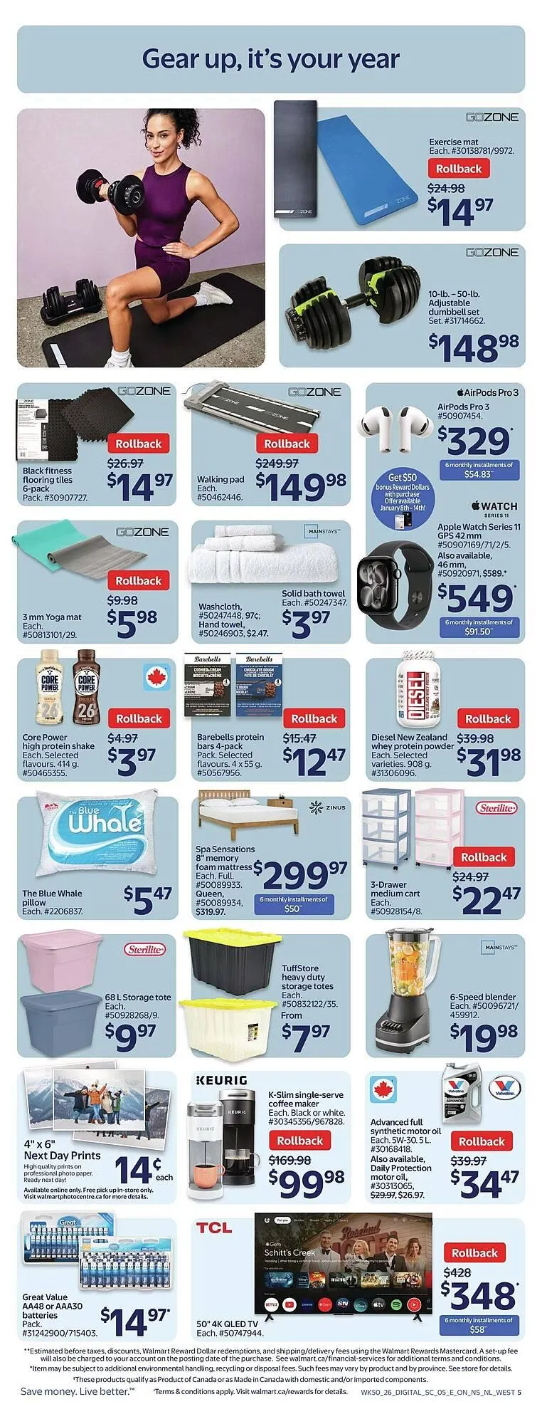 Walmart flyer from January 8 to January 15 2026 - flyer page 6