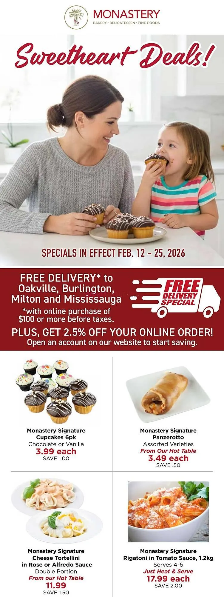 Monastery Bakery flyer - 1