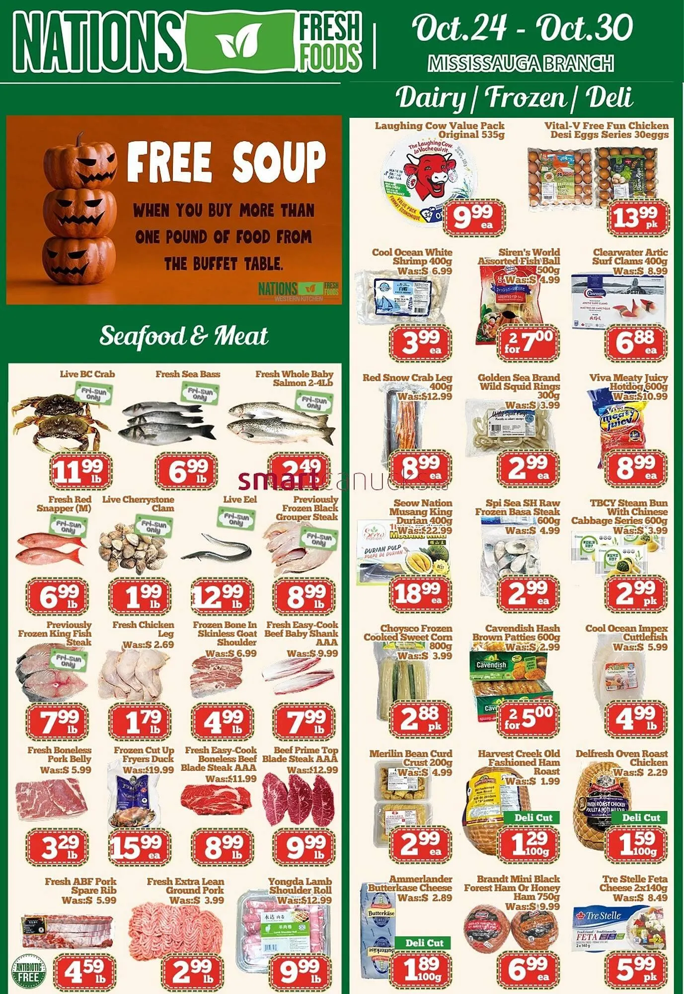 Nations Fresh Foods flyer from October 24 to October 30 2025 - flyer page 1