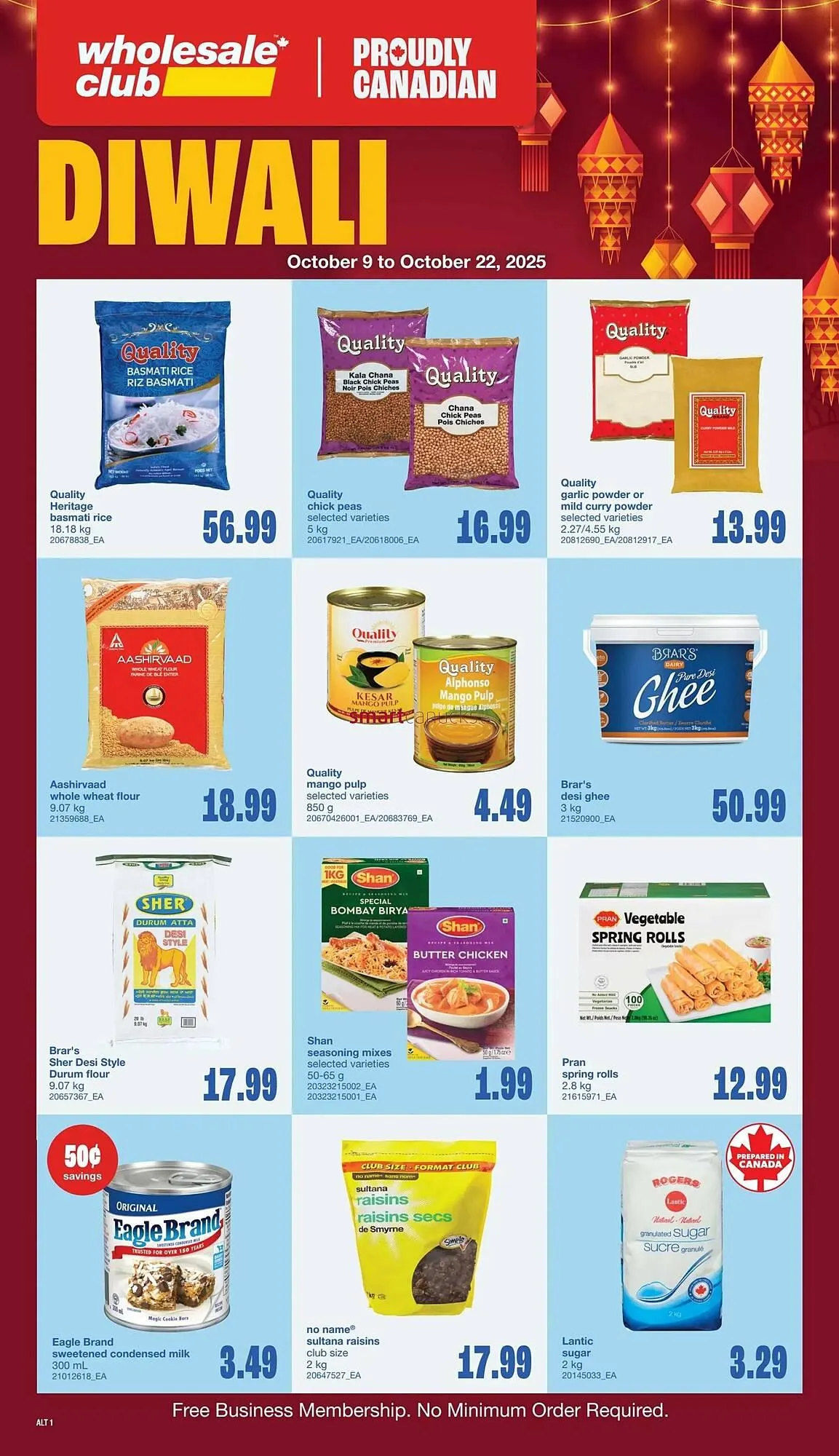 Wholesale Club flyer from October 9 to October 15 2025 - flyer page 1