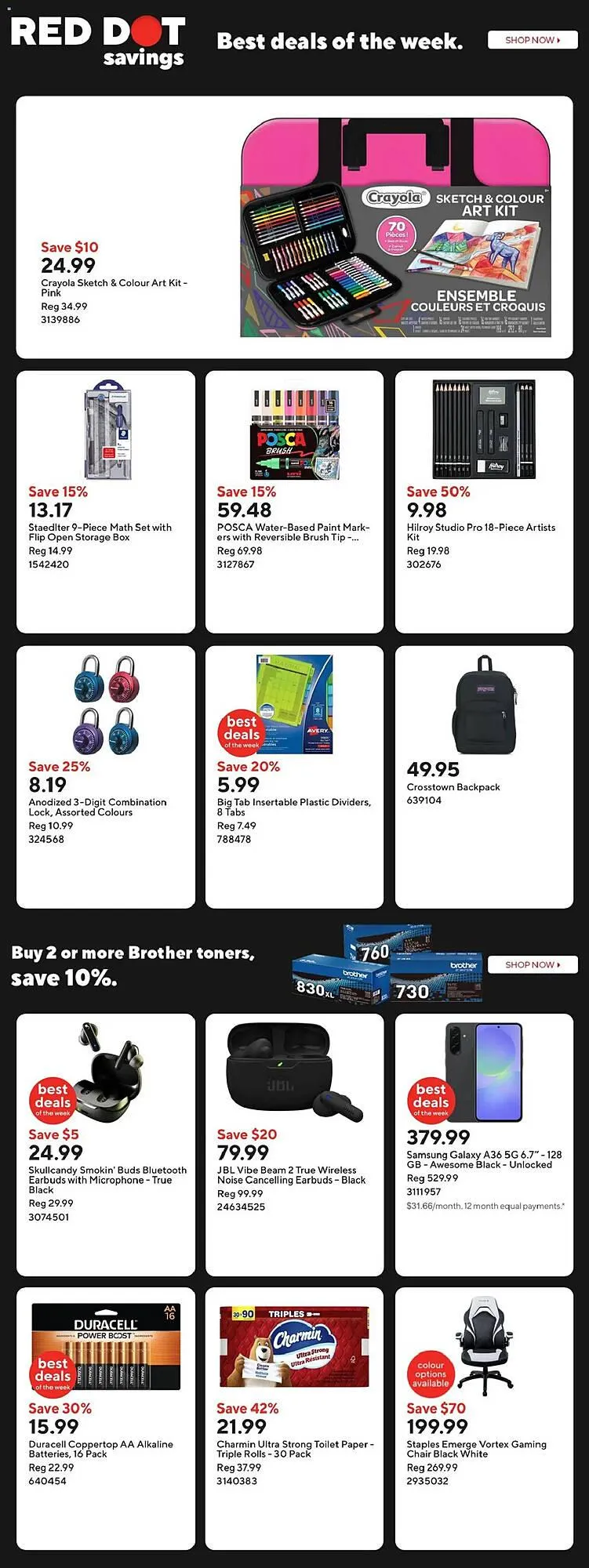 Staples flyer from January 9 to January 16 2026 - flyer page 2