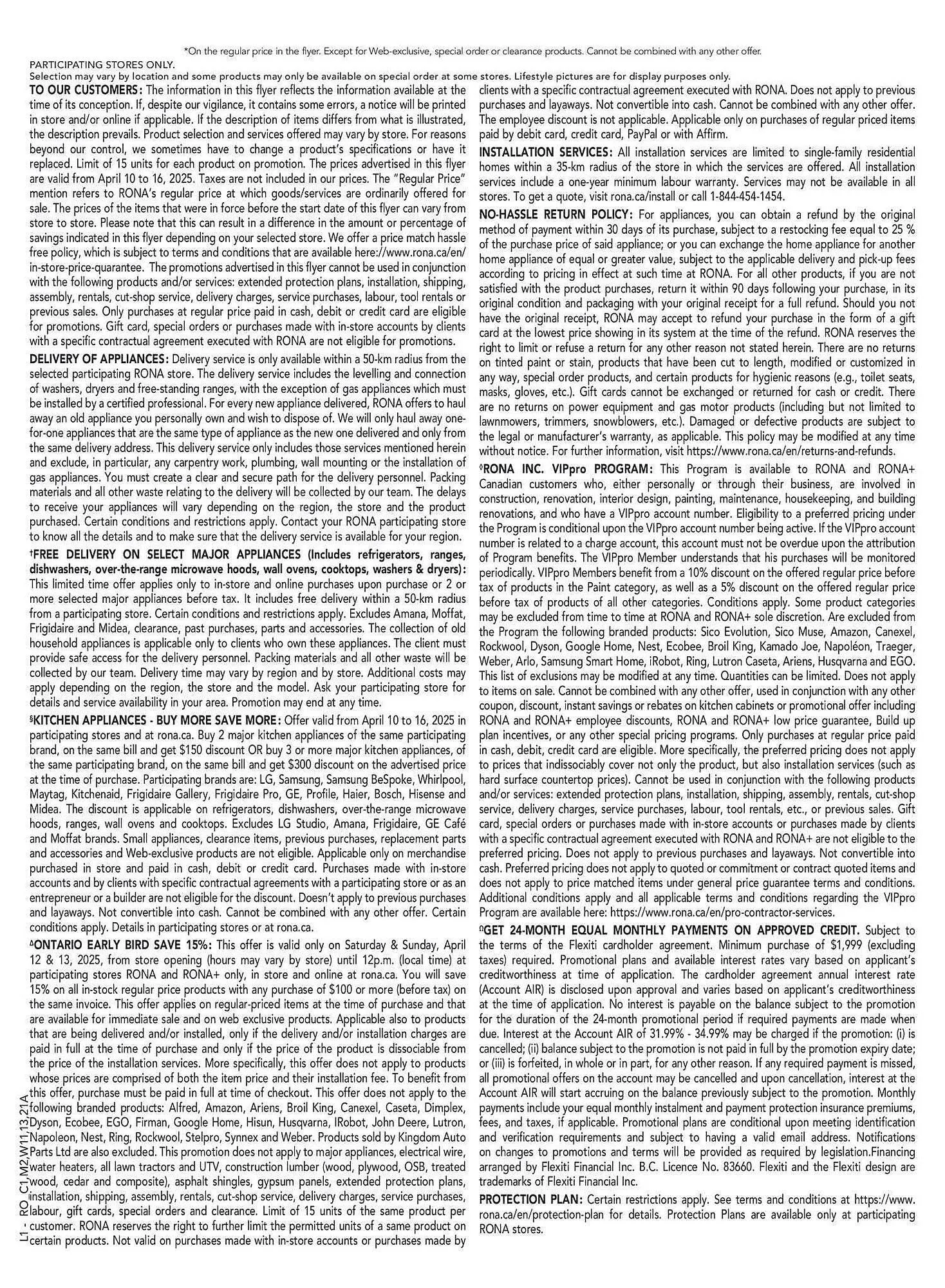 RONA flyer from April 11 to May 2 2025 - flyer page 23