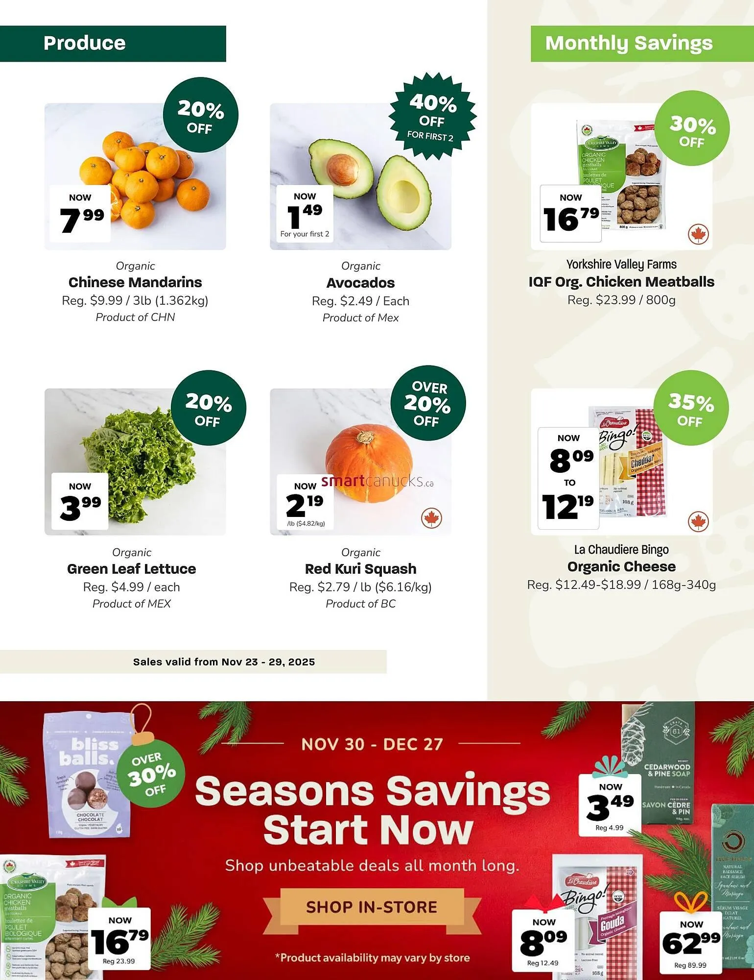 Blush Lane Organics flyer from December 7 to December 24 2025 - flyer page 2