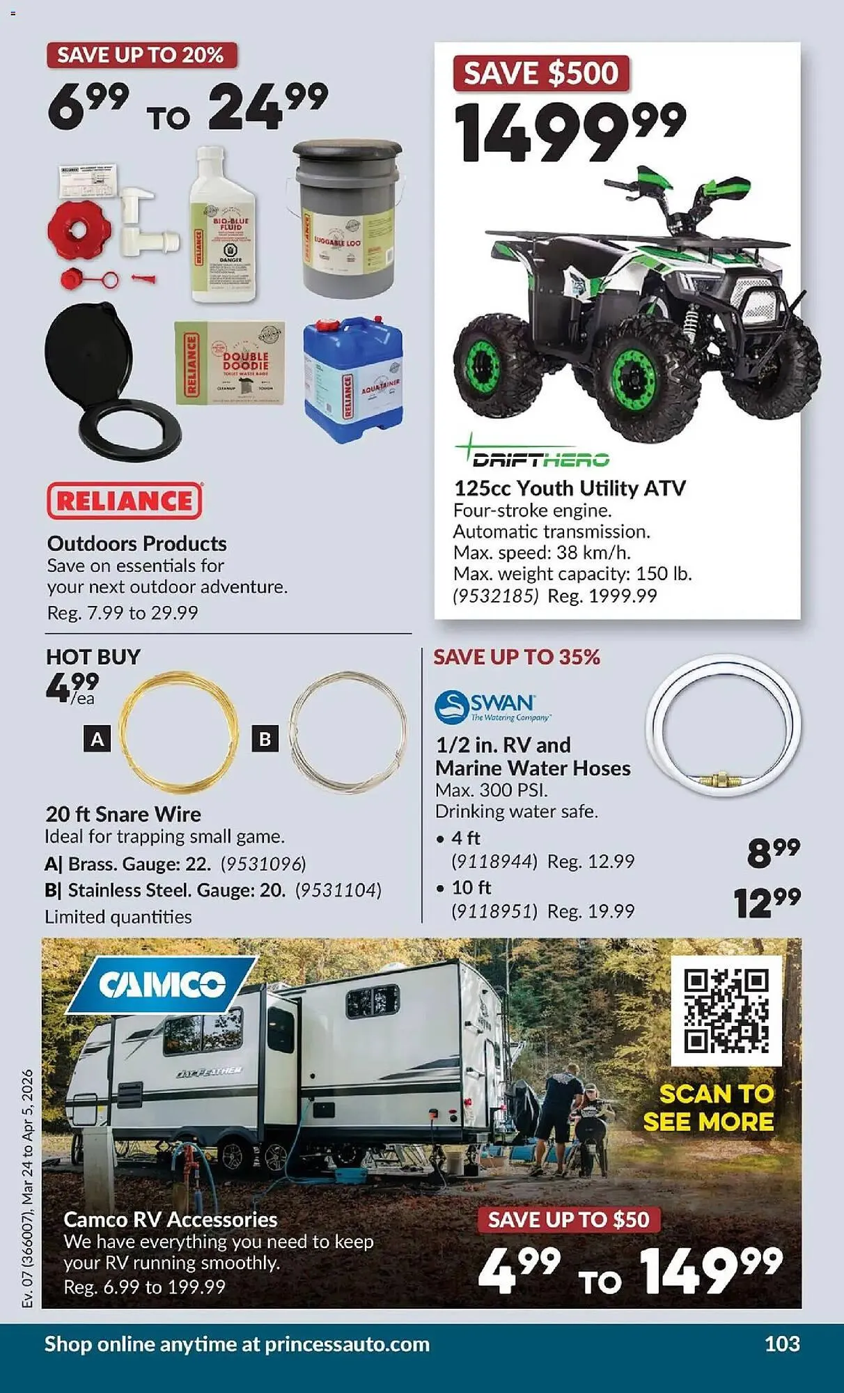 Princess Auto flyer from March 24 to April 6 2026 - flyer page 111