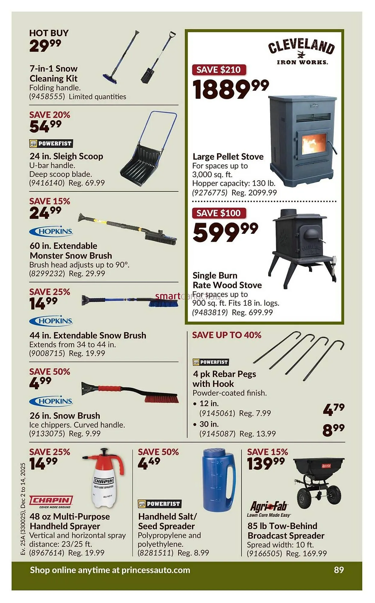 Princess Auto flyer from November 27 to December 2 2025 - flyer page 94