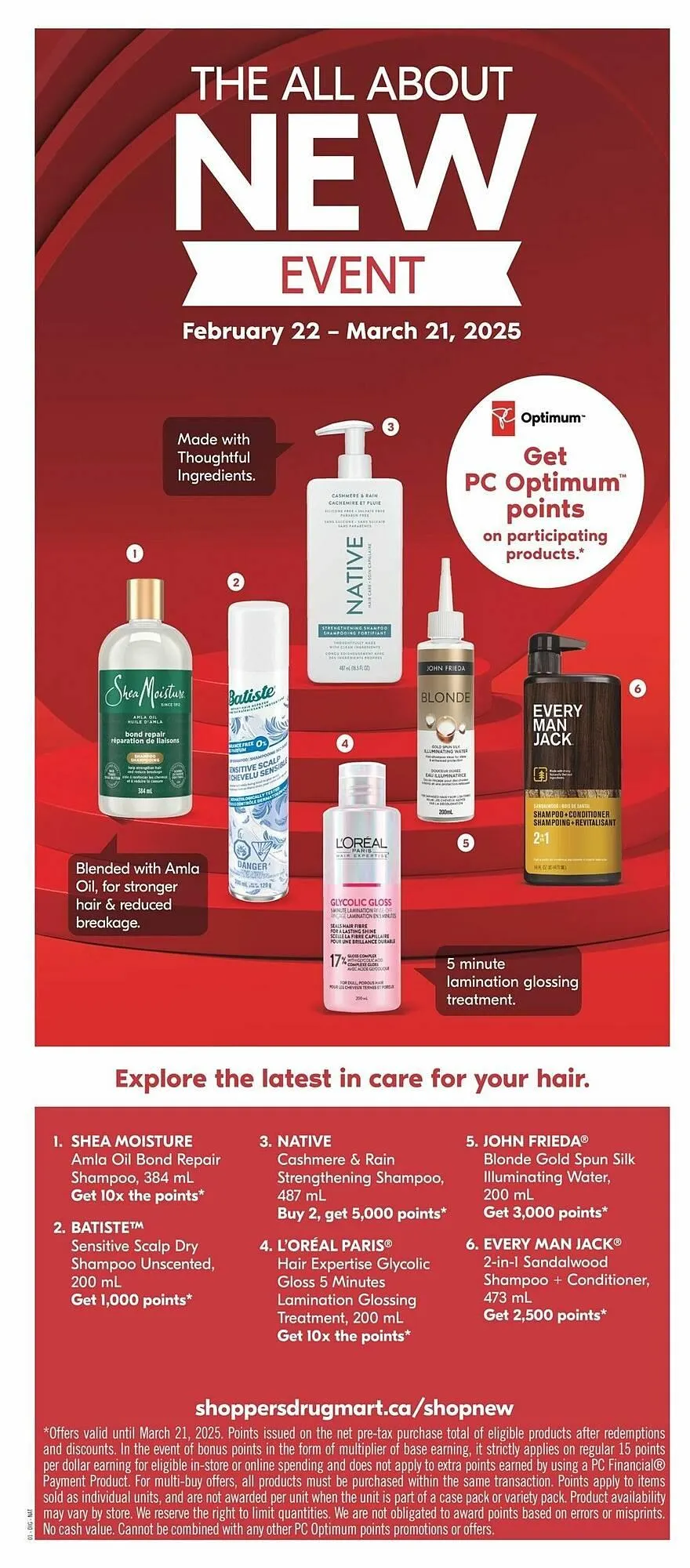 Shoppers Drug Mart flyer from March 15 to March 21 2025 - flyer page 18