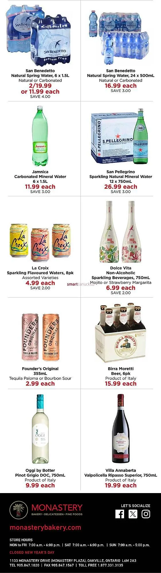 Monastery Bakery flyer from November 24 to December 28 2025 - flyer page 5