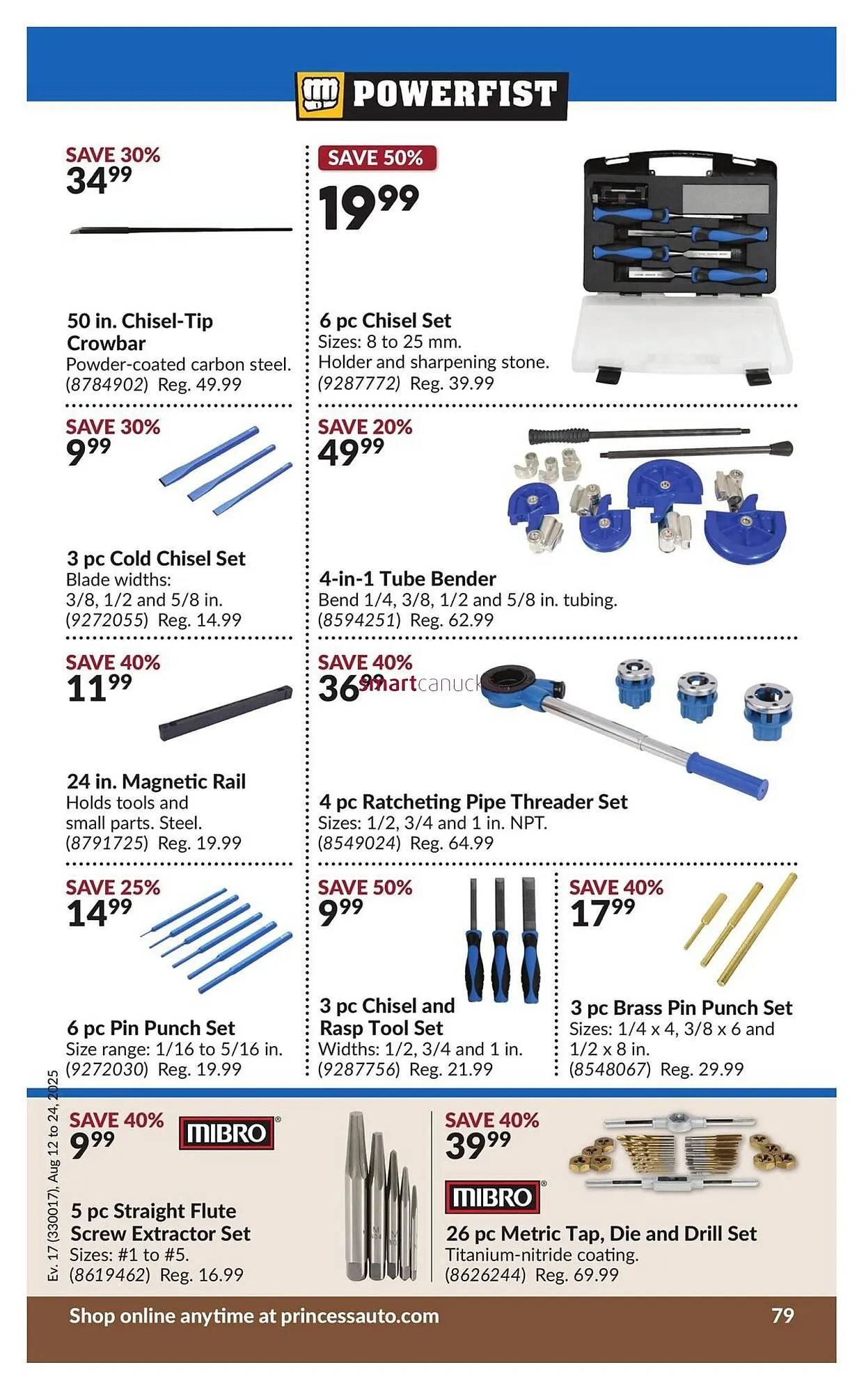 Princess Auto flyer from August 12 to August 24 2025 - flyer page 85