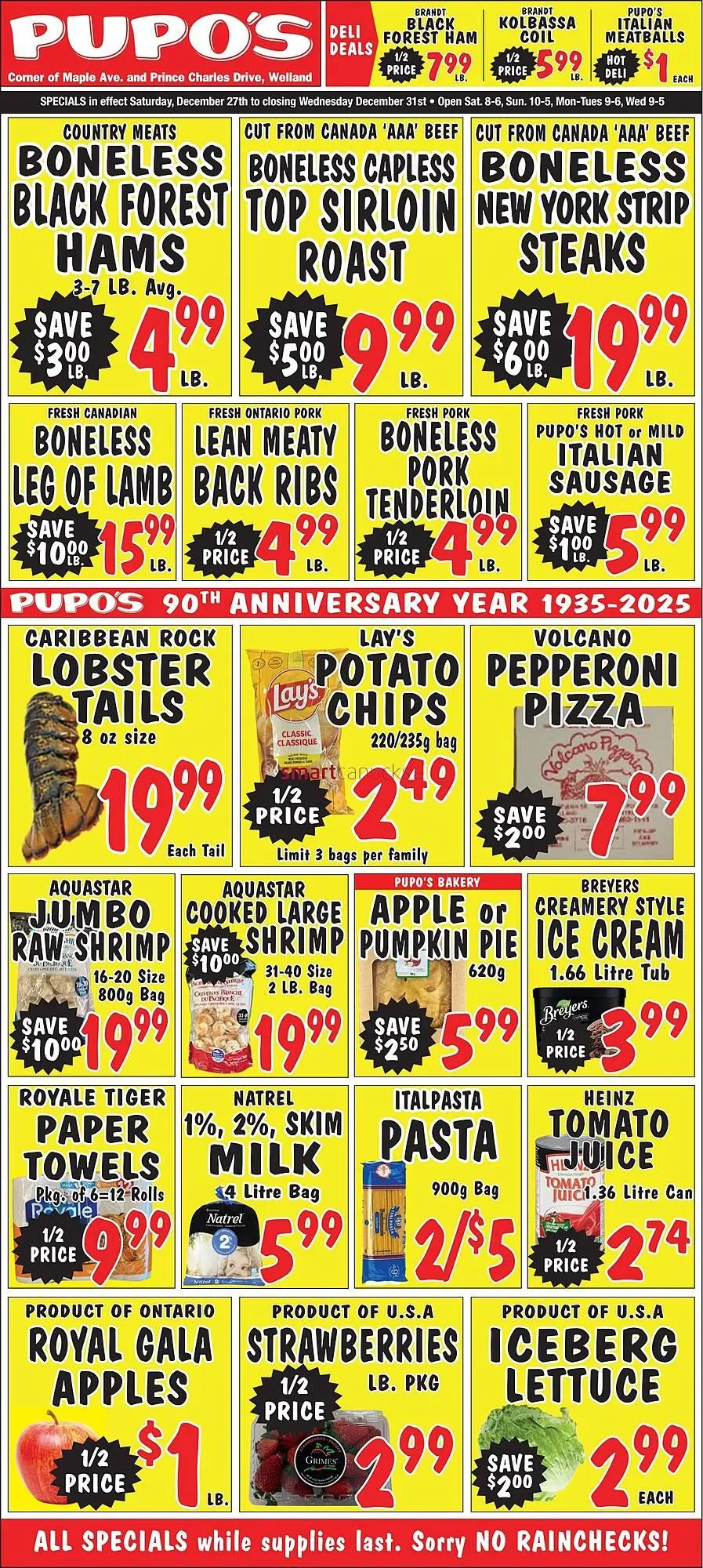Pupo's Food Market flyer from December 27 to December 31 2025 - flyer page 1