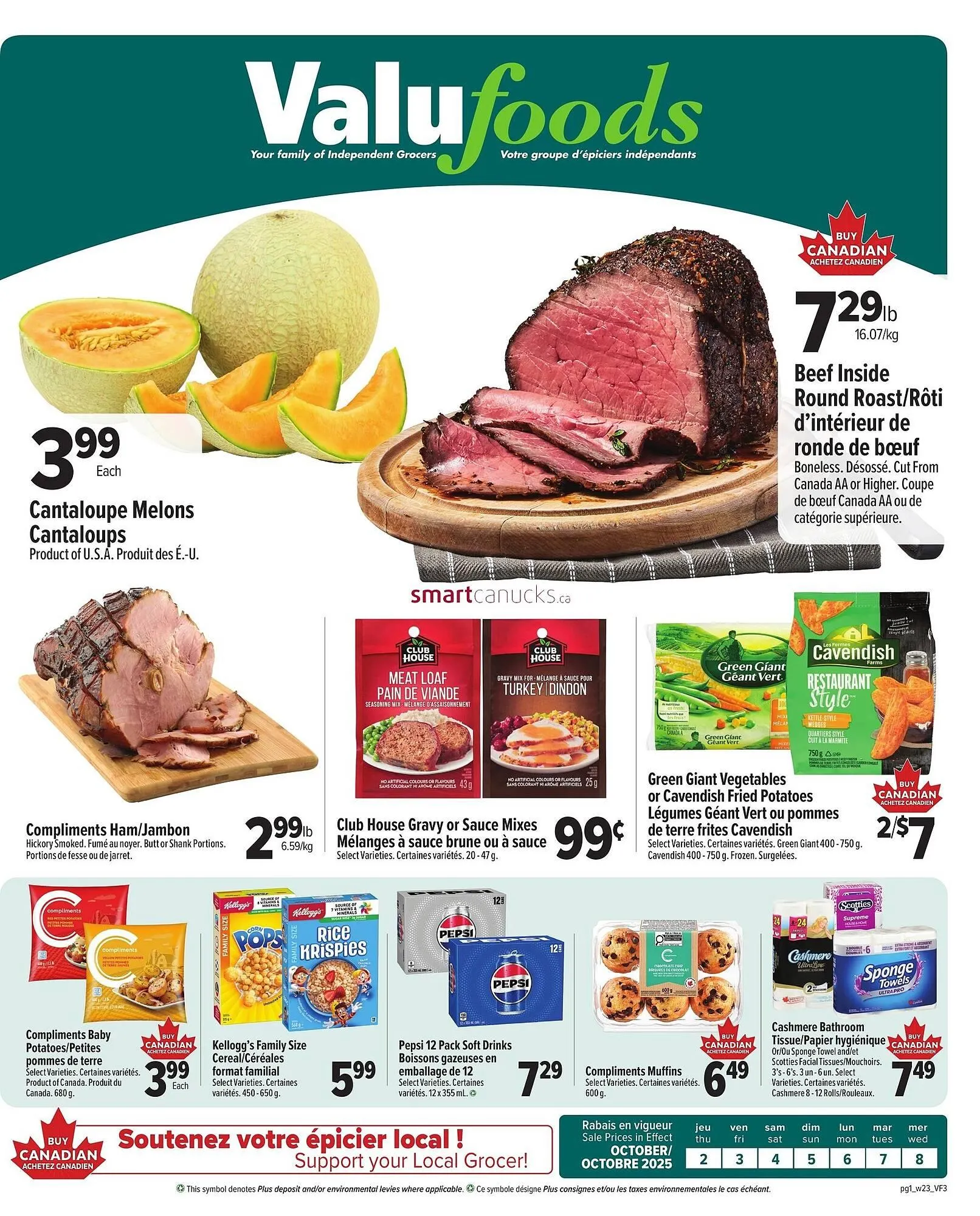 ValuFoods flyer from October 1 to October 8 2025 - flyer page 1