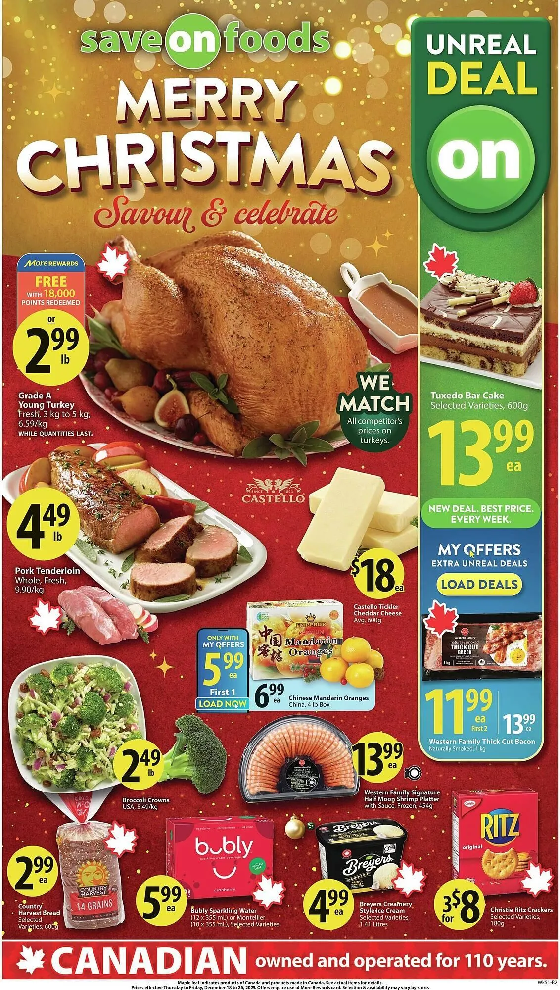 Save on Foods flyer from December 18 to December 27 2025 - flyer page 1