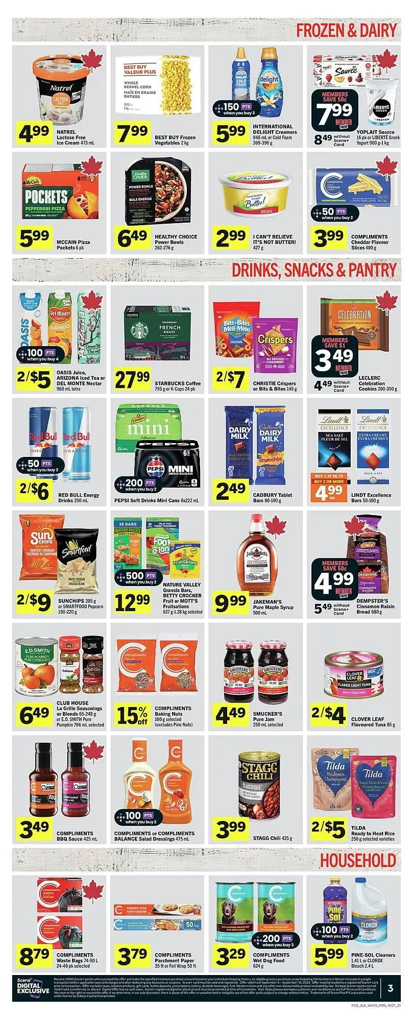 IGA flyer from September 4 to September 18 2025 - flyer page 4