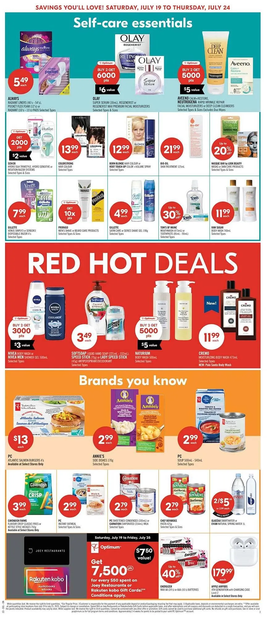 Shoppers Drug Mart flyer from July 19 to July 25 2025 - flyer page 19