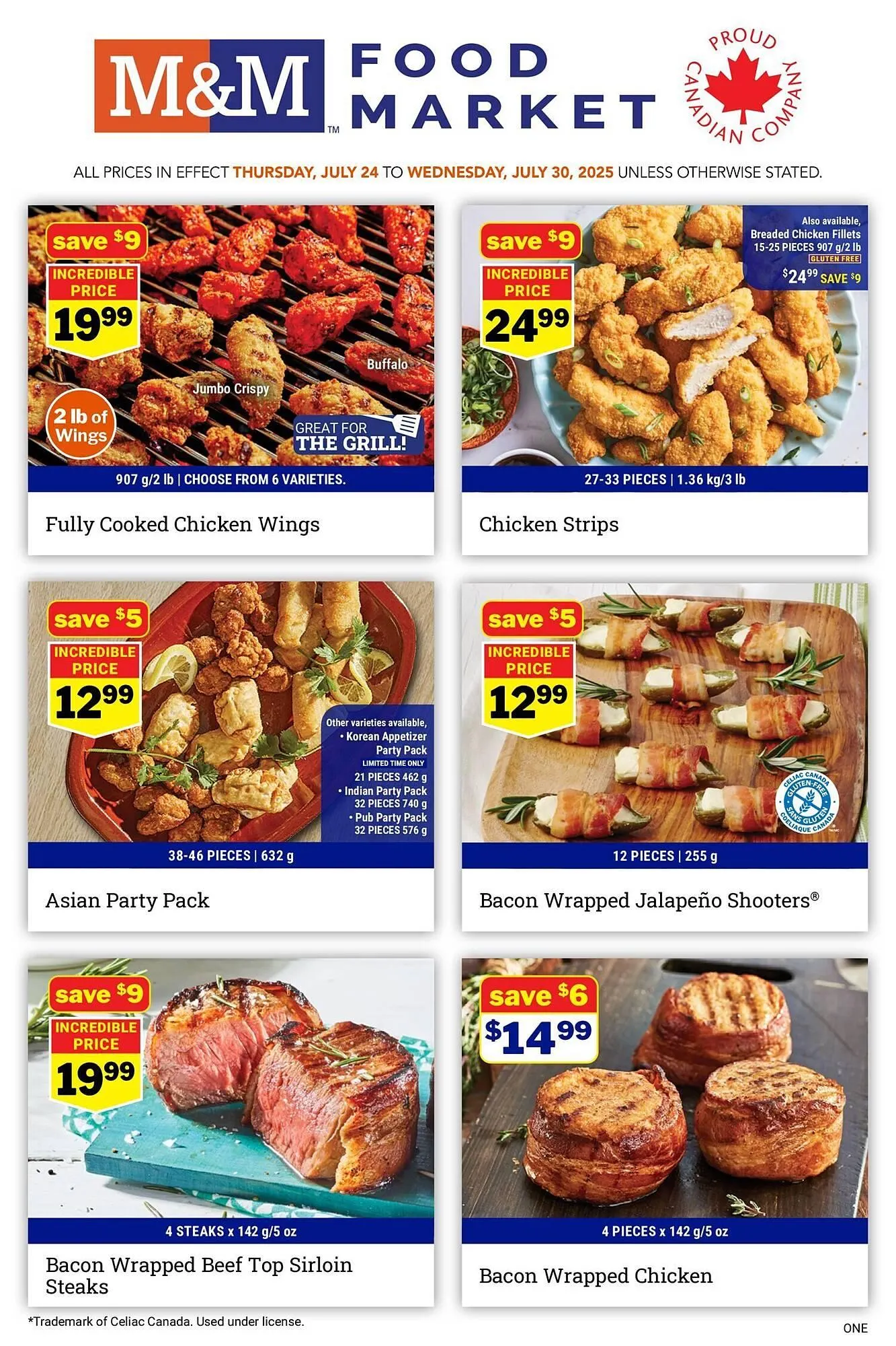 M & M Food Market flyer from July 25 to August 1 2025 - flyer page 1