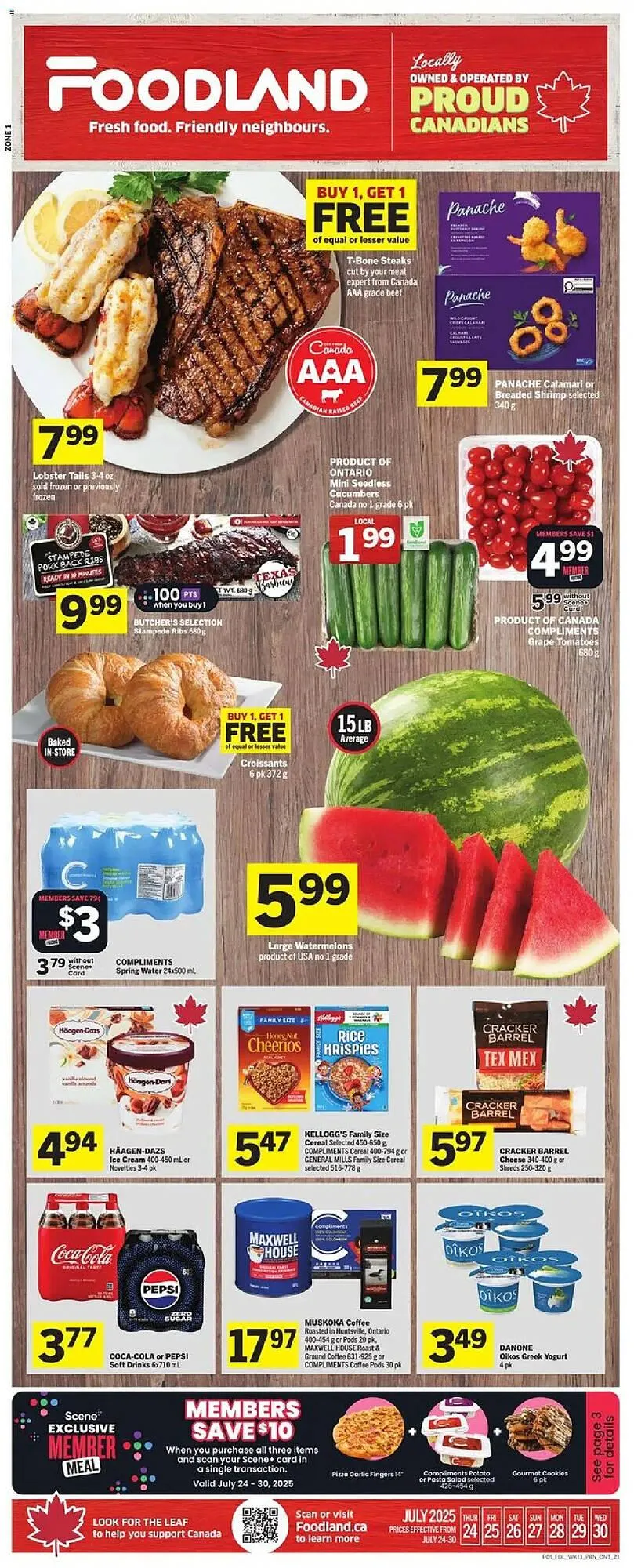 Foodland flyer from July 24 to July 31 2025 - flyer page 1