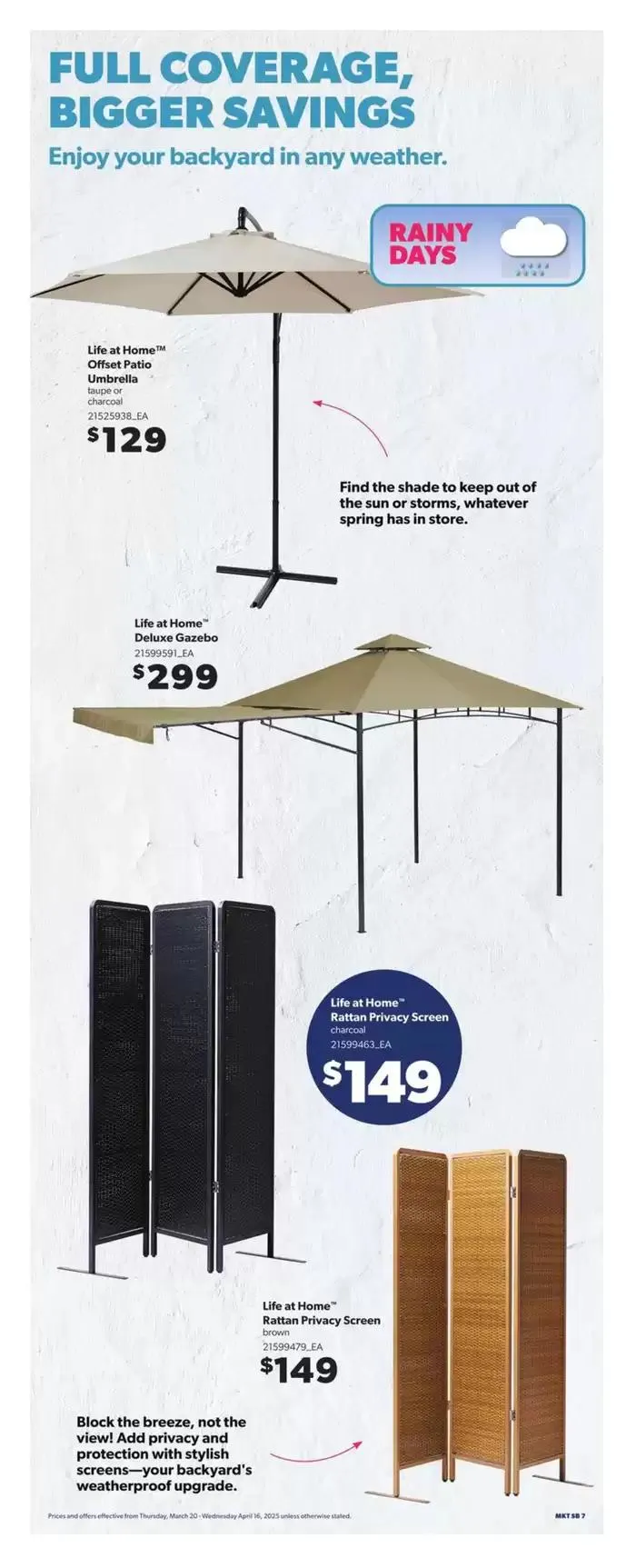 New offers to discover from March 20 to April 16 2025 - flyer page 7