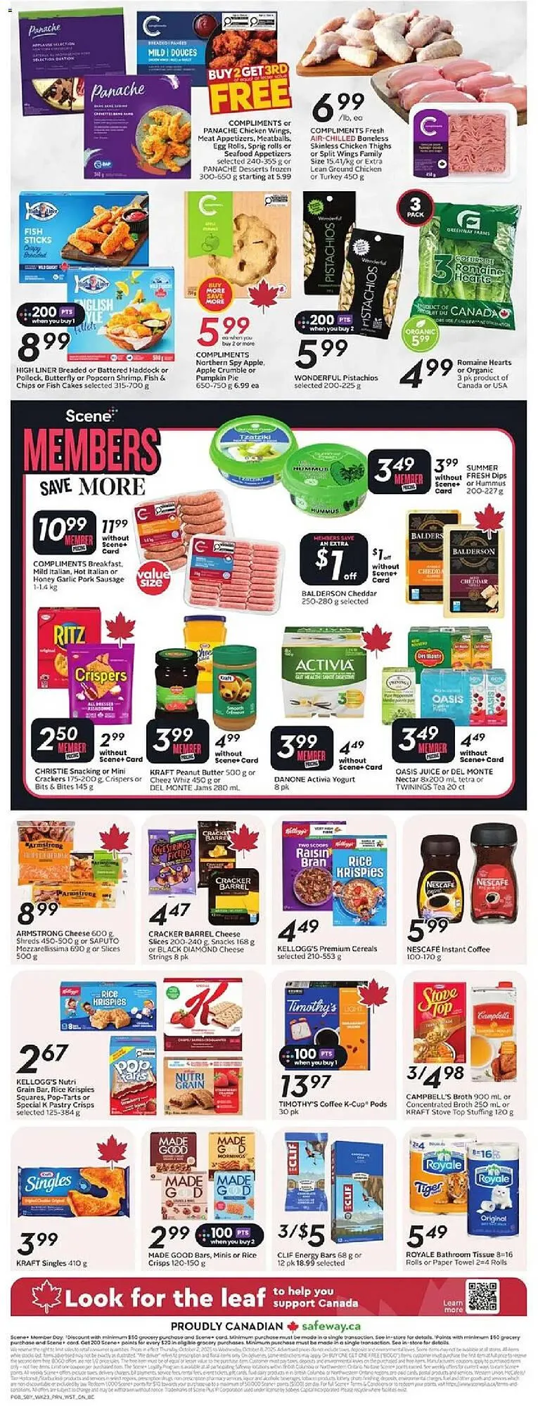 Safeway flyer from October 2 to October 8 2025 - flyer page 4