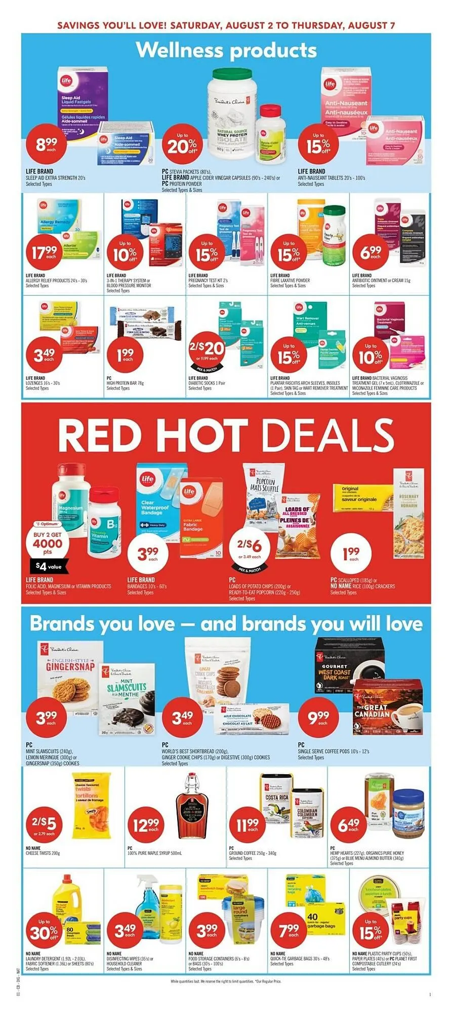 Shoppers Drug Mart flyer from August 1 to August 7 2025 - flyer page 12