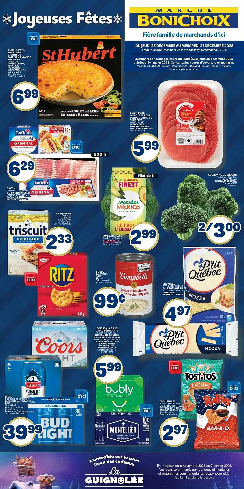 Marché Bonichoix flyer from December 25 to December 31 2025 - flyer page 1