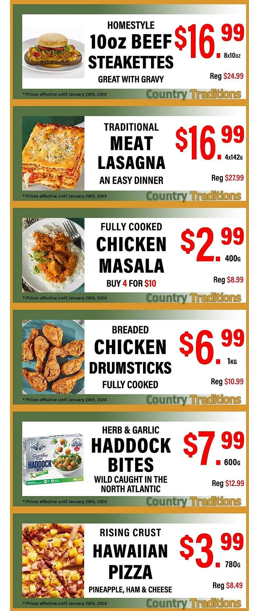 Country Traditions flyer from January 23 to January 29 2026 - flyer page 2