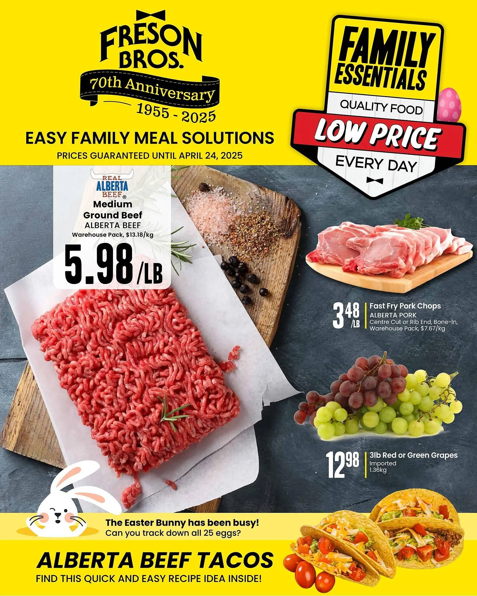 Freson Bros flyer from March 24 to April 13 2025 - flyer page 1