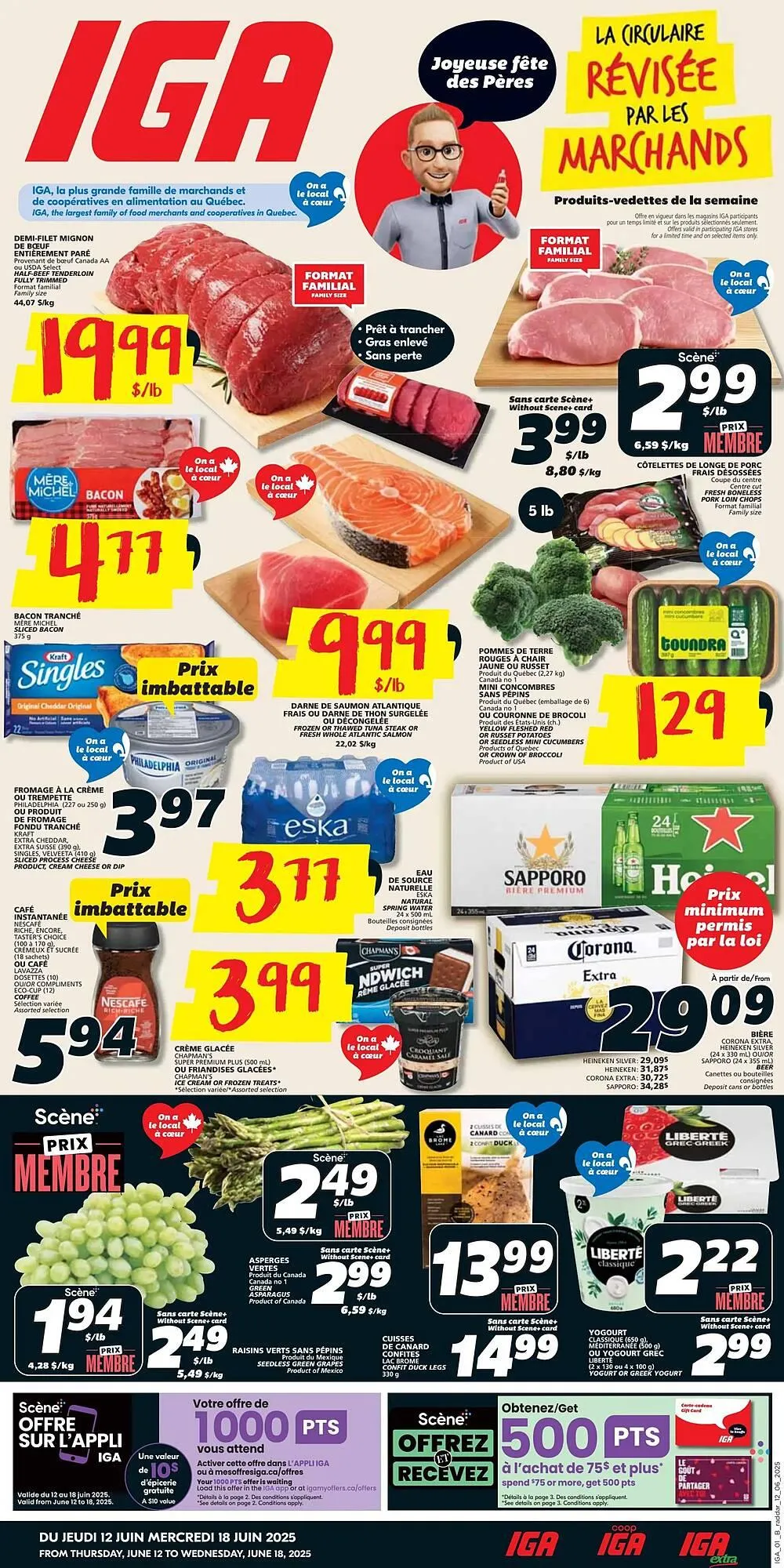 IGA flyer from June 12 to June 18 2025 - flyer page 1