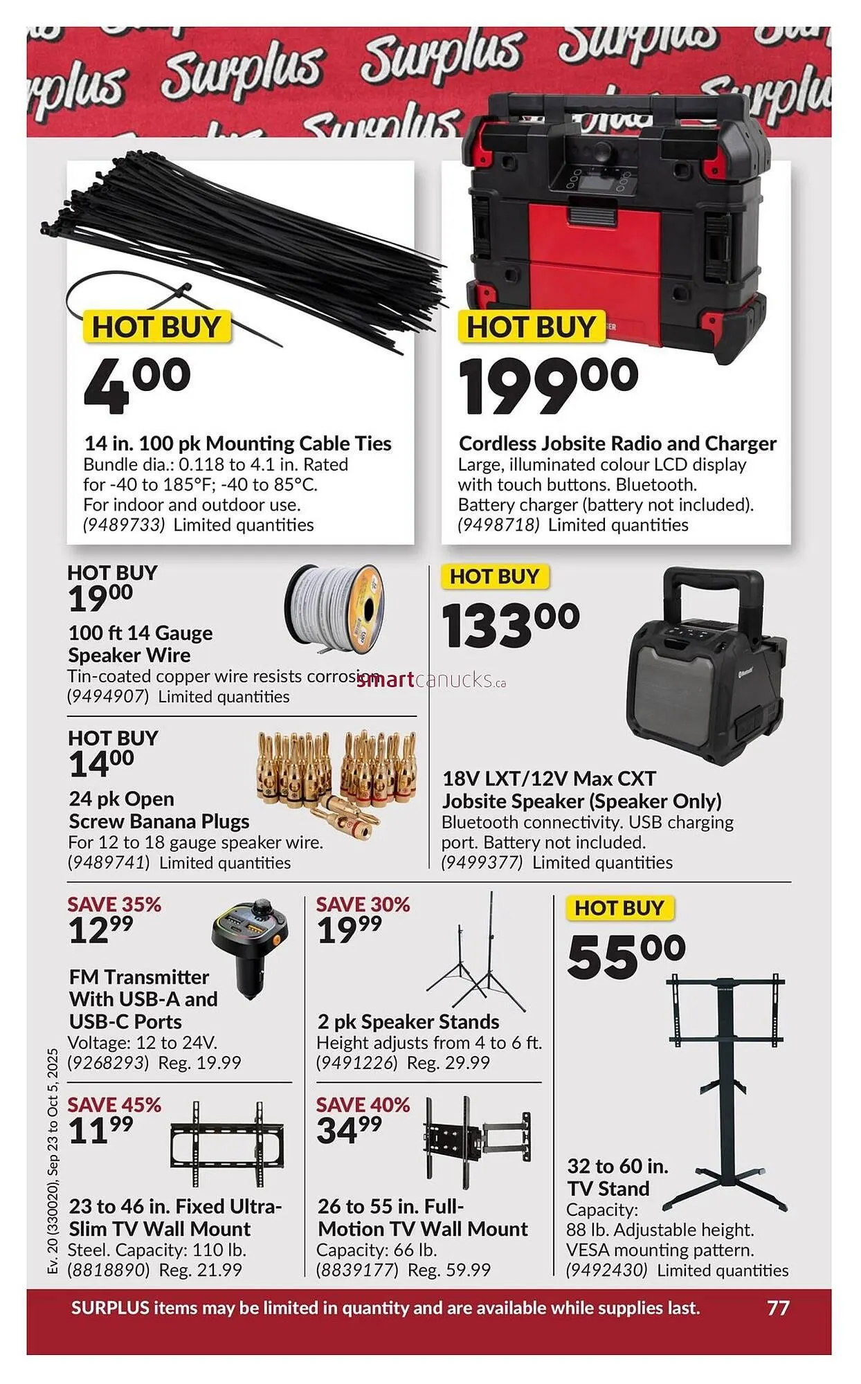 Princess Auto flyer from September 18 to September 24 2025 - flyer page 83