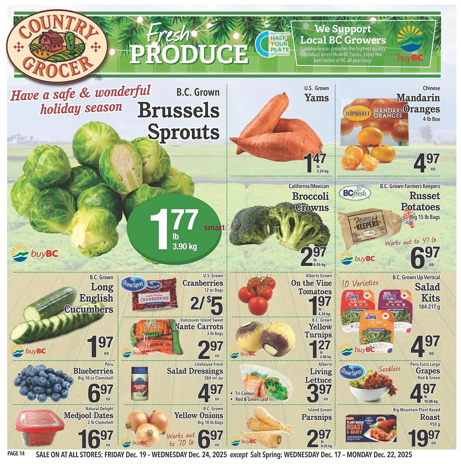 Country Grocer flyer from December 19 to December 25 2025 - flyer page 14