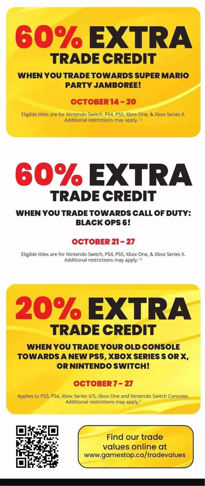 Game Stop Weekly ad from October 7 to November 3 2024 - flyer page 7