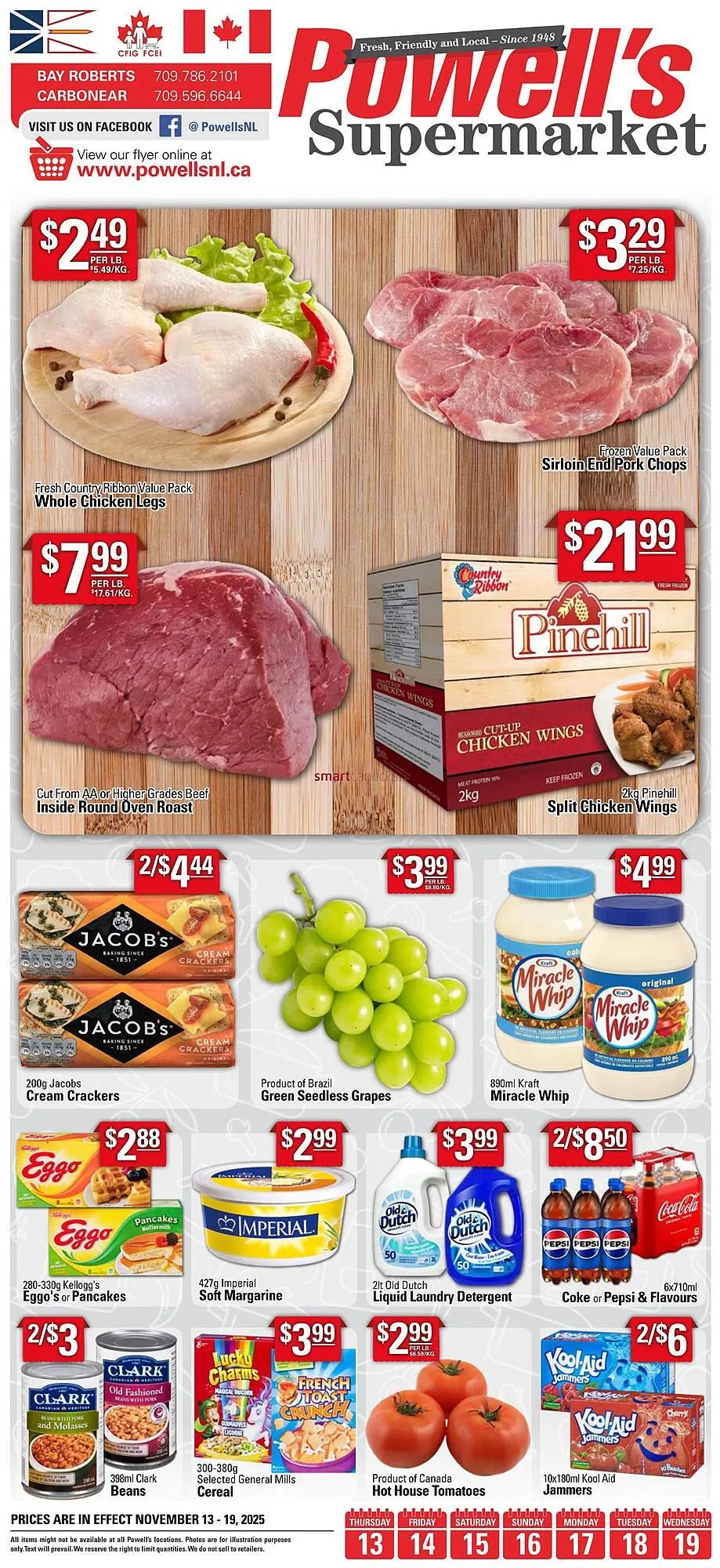 Powell's Supermarket flyer from November 13 to December 10 2025 - flyer page 1