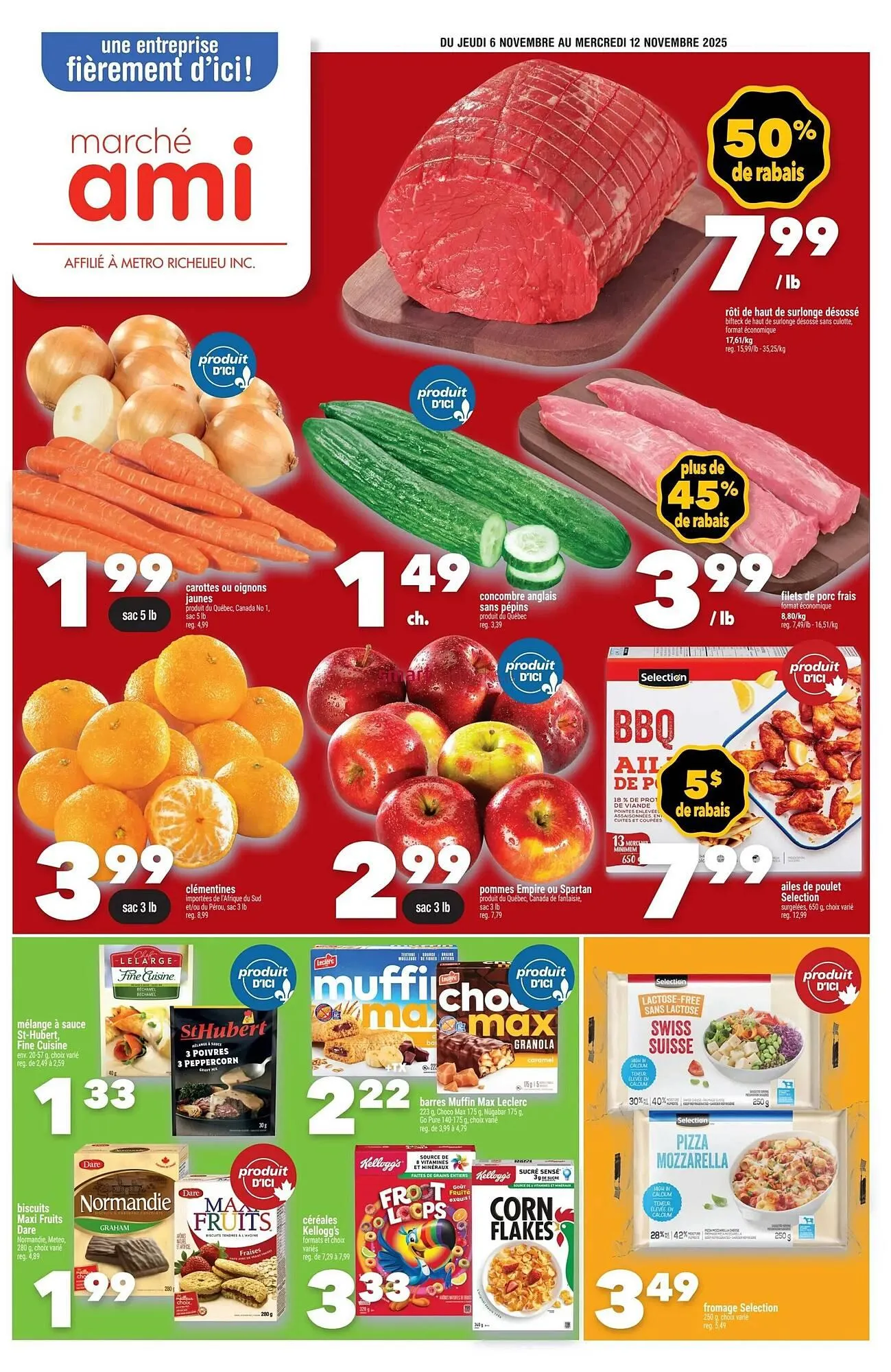 Marche Ami flyer from November 6 to November 12 2025 - flyer page 1