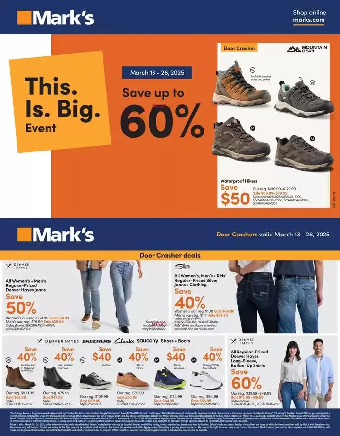 Save Up To 60% Off from March 18 to March 26 2025 - flyer page 1