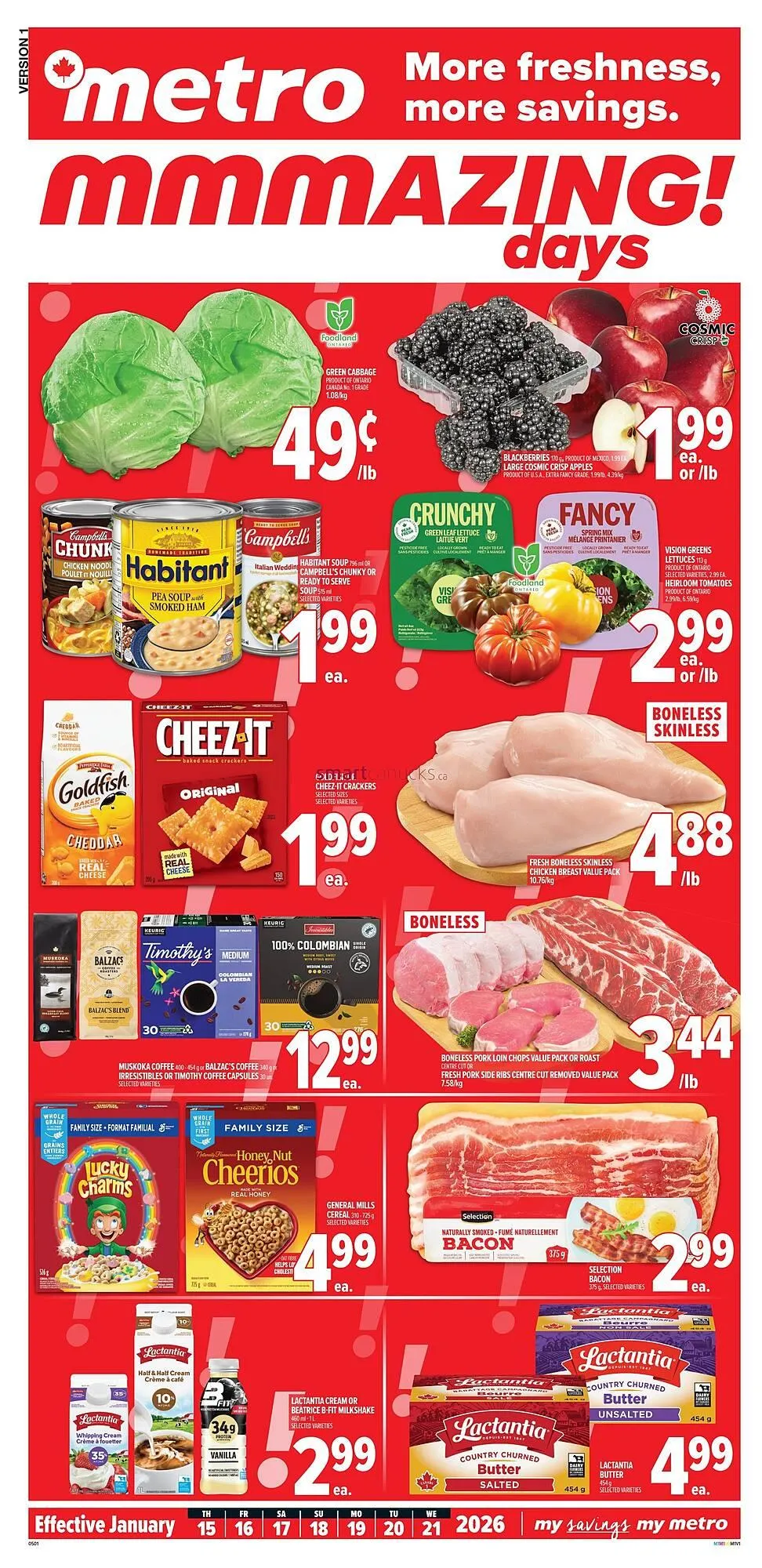 Metro flyer from January 15 to January 21 2026 - flyer page 2