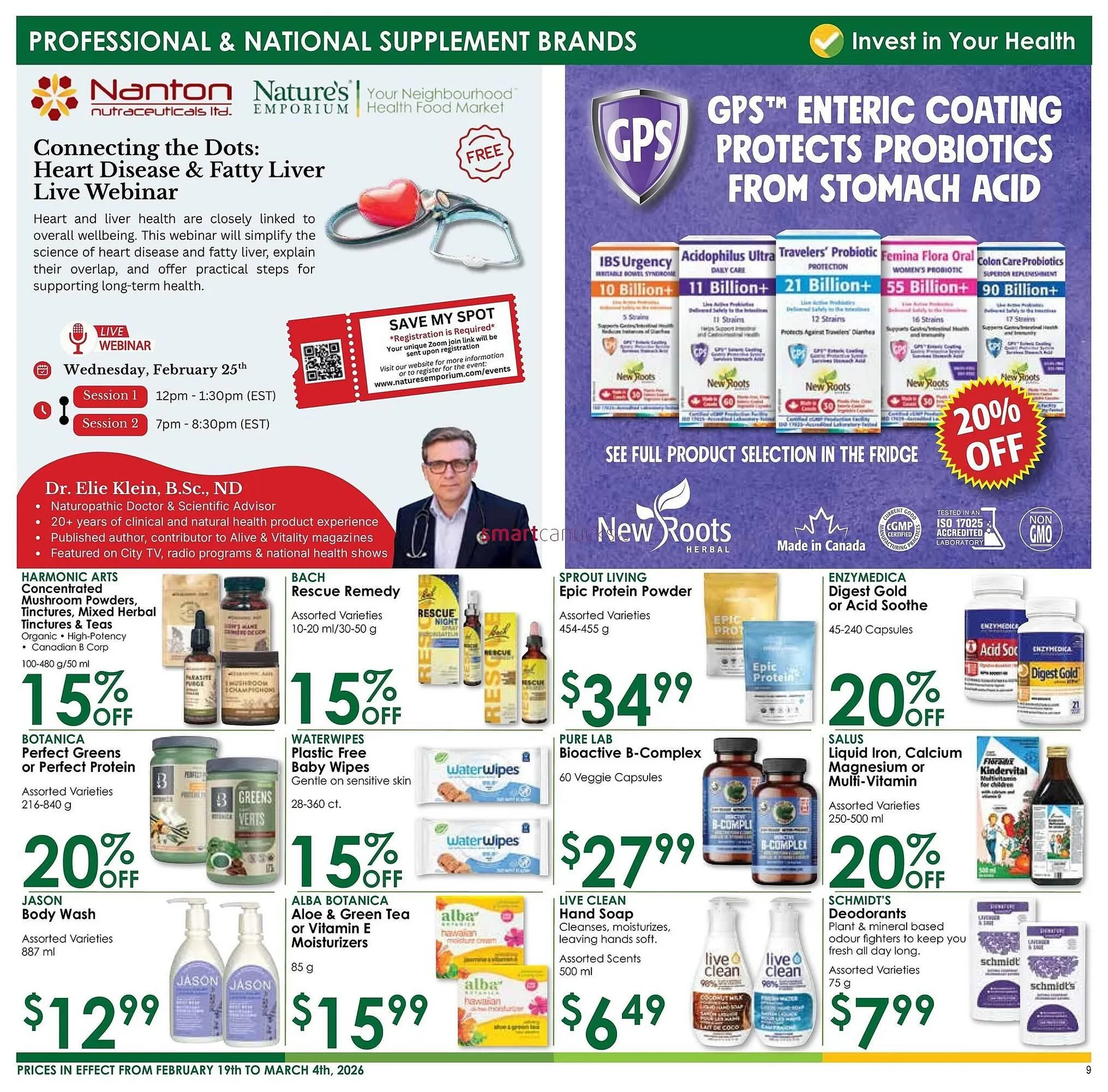 Nature's Emporium flyer from February 19 to March 5 2026 - flyer page 9