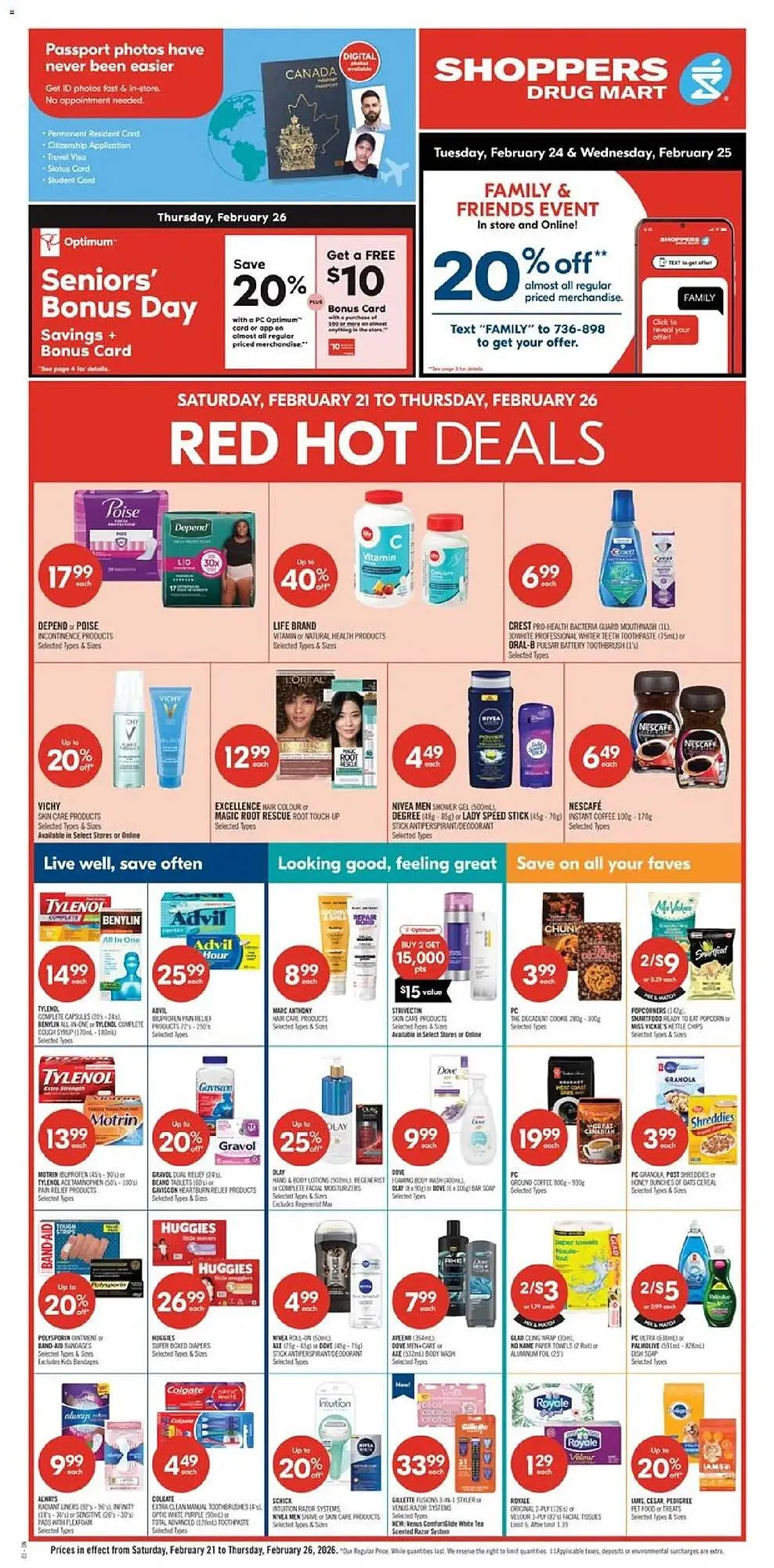 Shoppers Drug Mart flyer from February 21 to February 26 2026 - flyer page 3