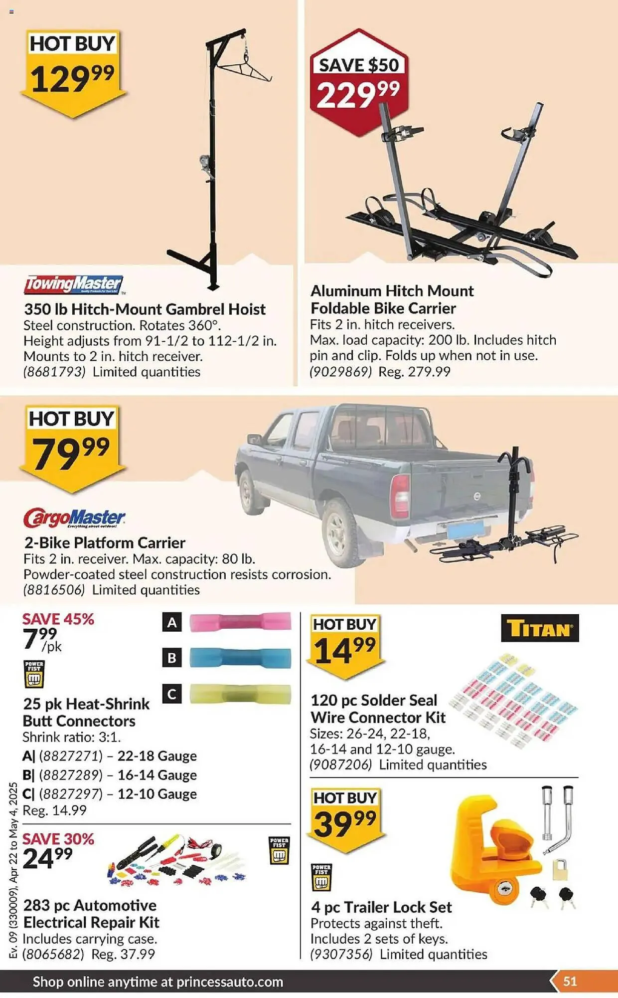 Princess Auto flyer from April 22 to May 4 2025 - flyer page 56