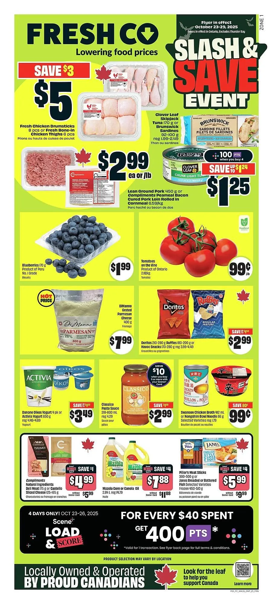 FreshCo flyer from October 23 to October 30 2025 - flyer page 1