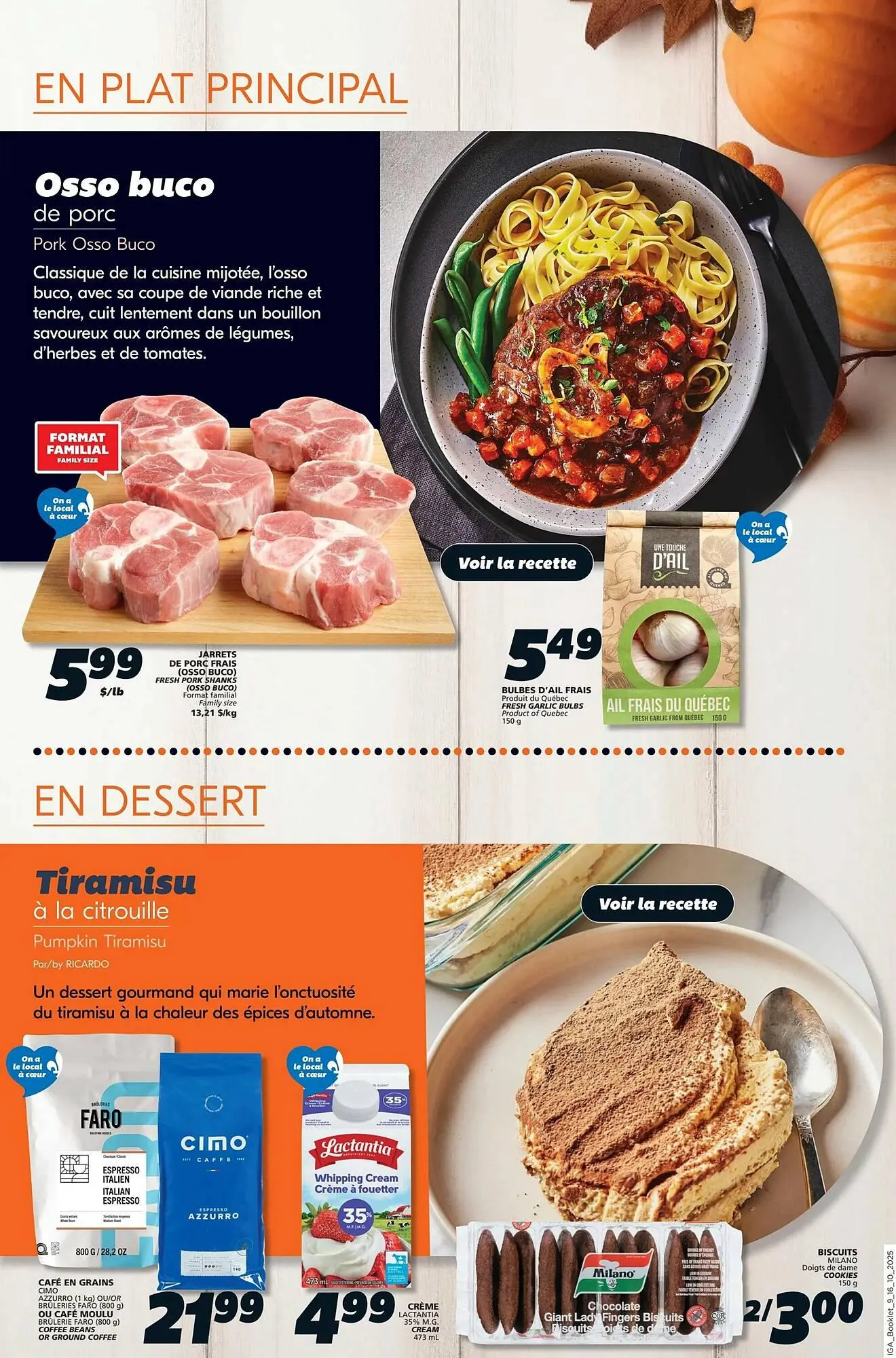 IGA flyer from October 16 to October 22 2025 - flyer page 27