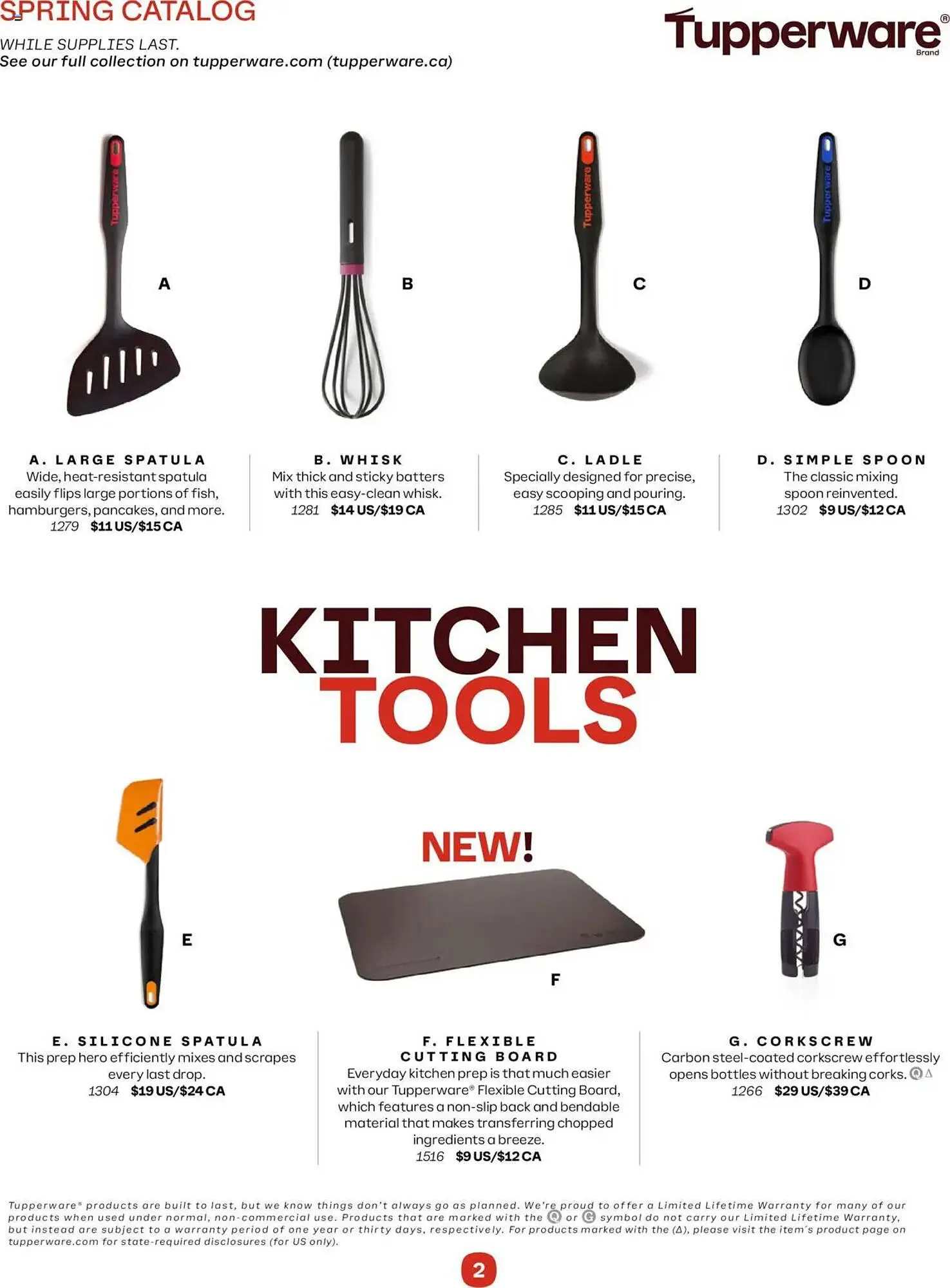 Tupperware flyer from April 1 to June 30 2025 - flyer page 2