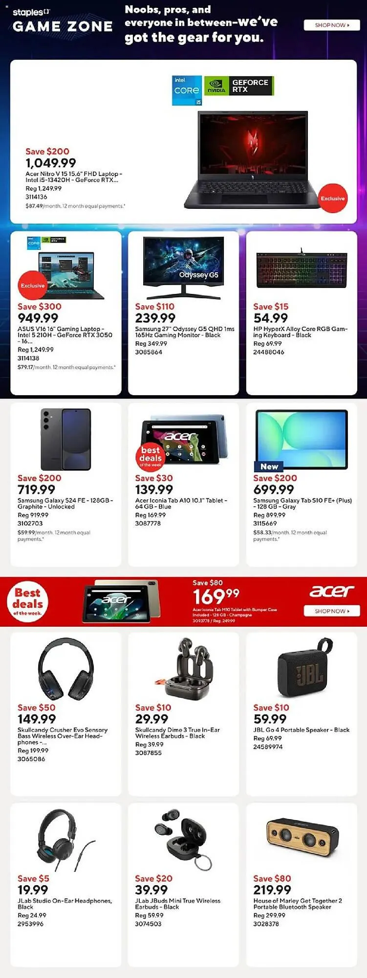 Staples flyer from July 18 to July 25 2025 - flyer page 8