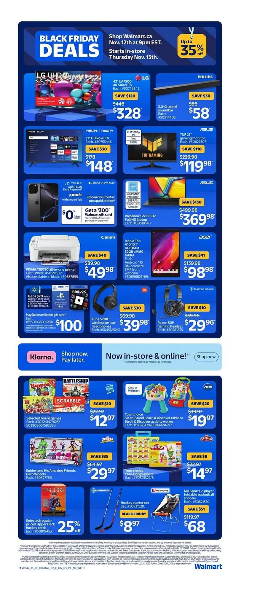 Walmart flyer from November 13 to November 19 2025 - flyer page 17