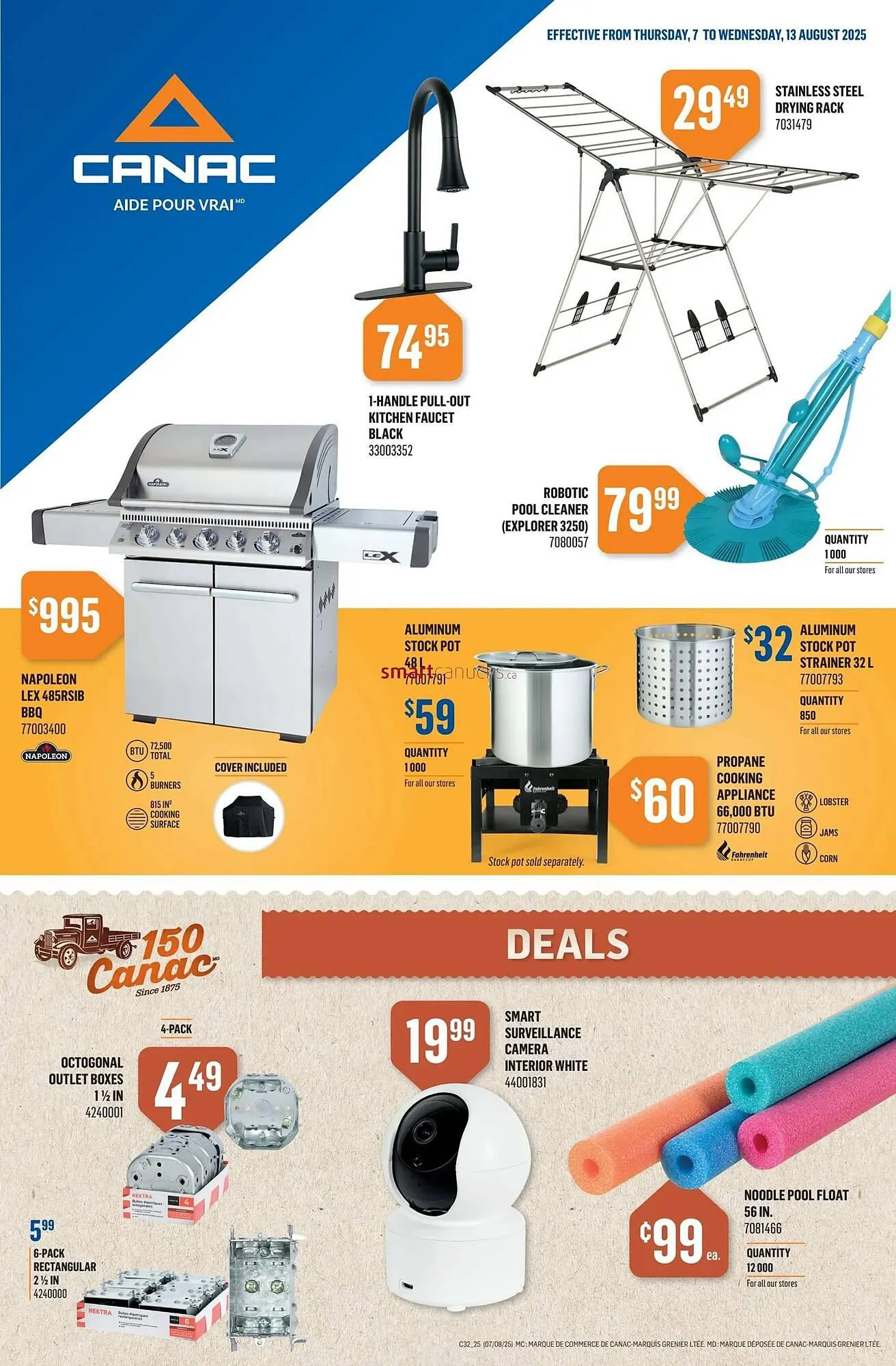 Canac flyer from August 7 to August 13 2025 - flyer page 1