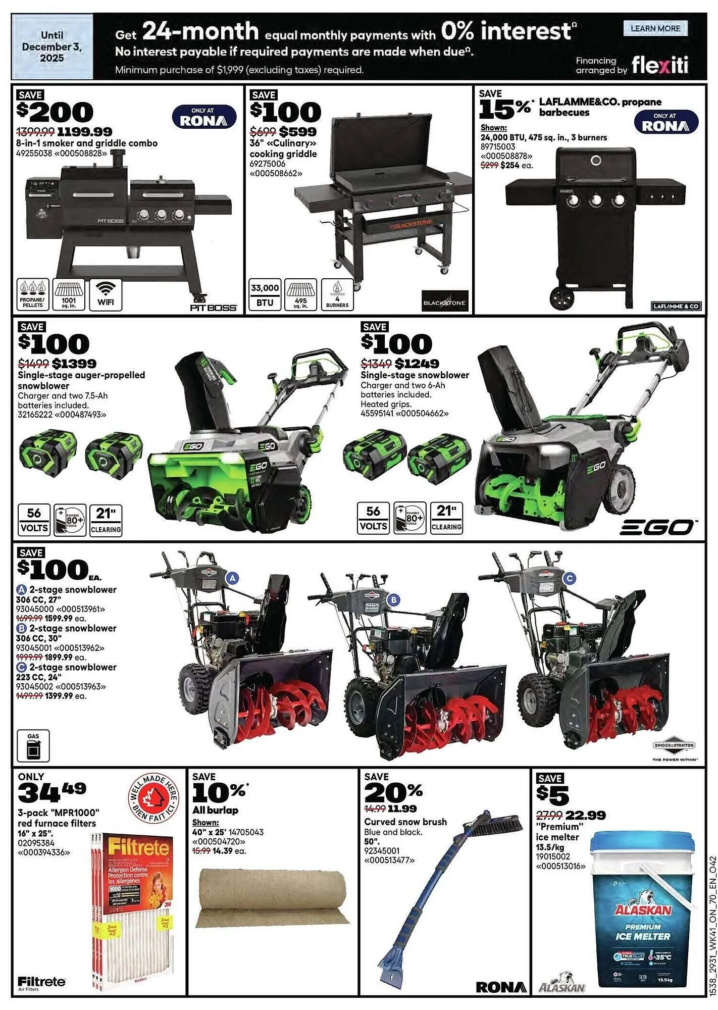 RONA flyer from November 6 to November 13 2025 - flyer page 9