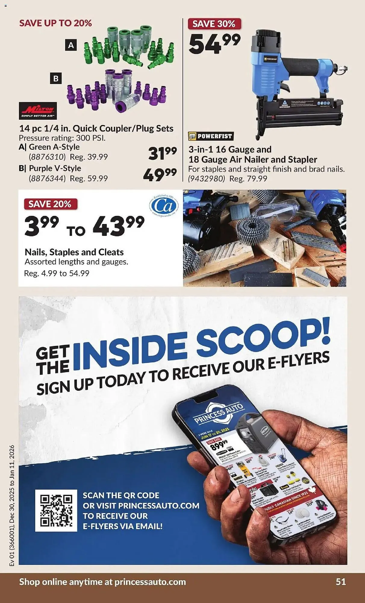 Princess Auto flyer from December 30 to January 11 2026 - flyer page 56