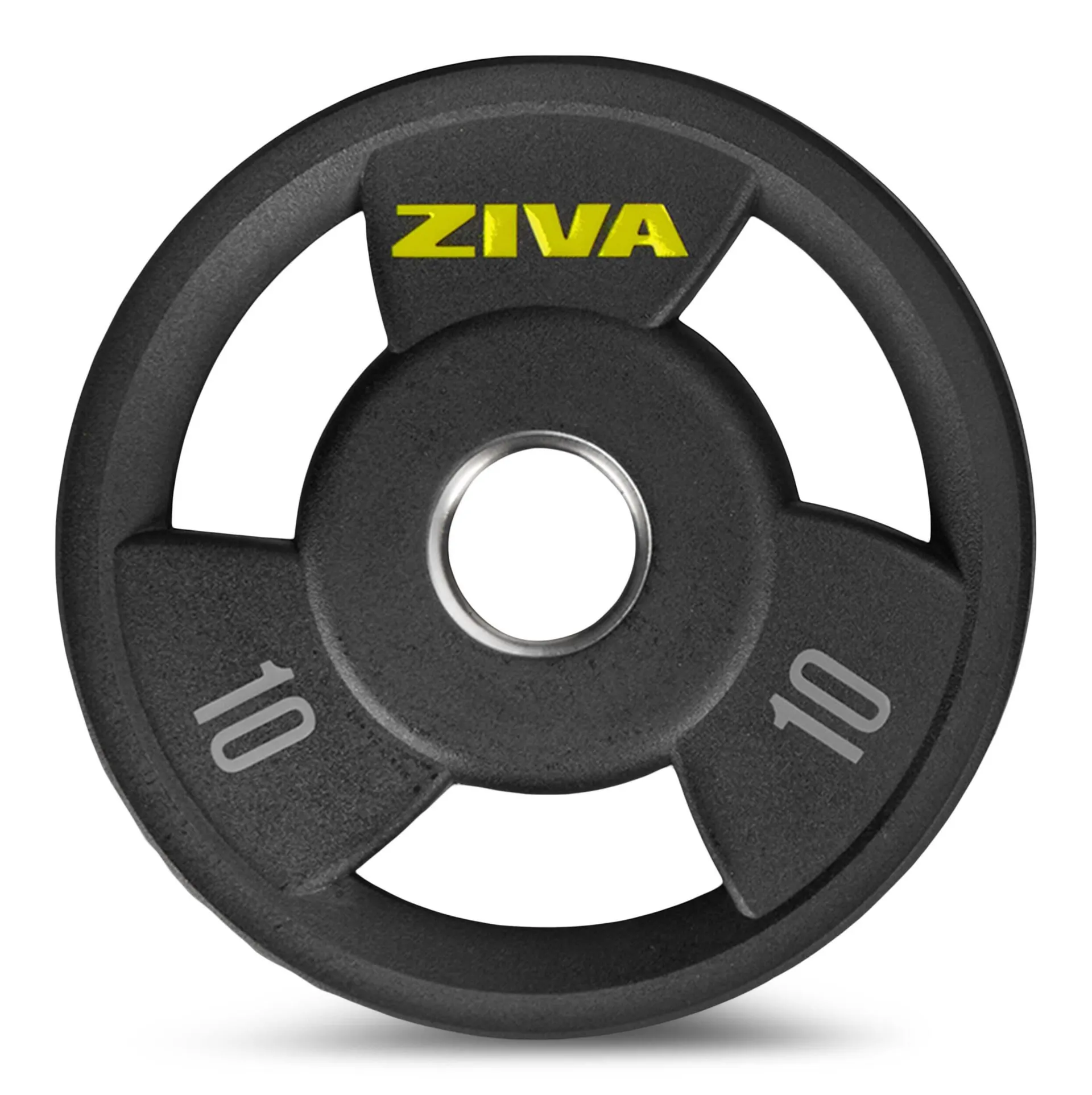ZIVA SL Grip Disc Weight Plates, Assorted Sizes, Black