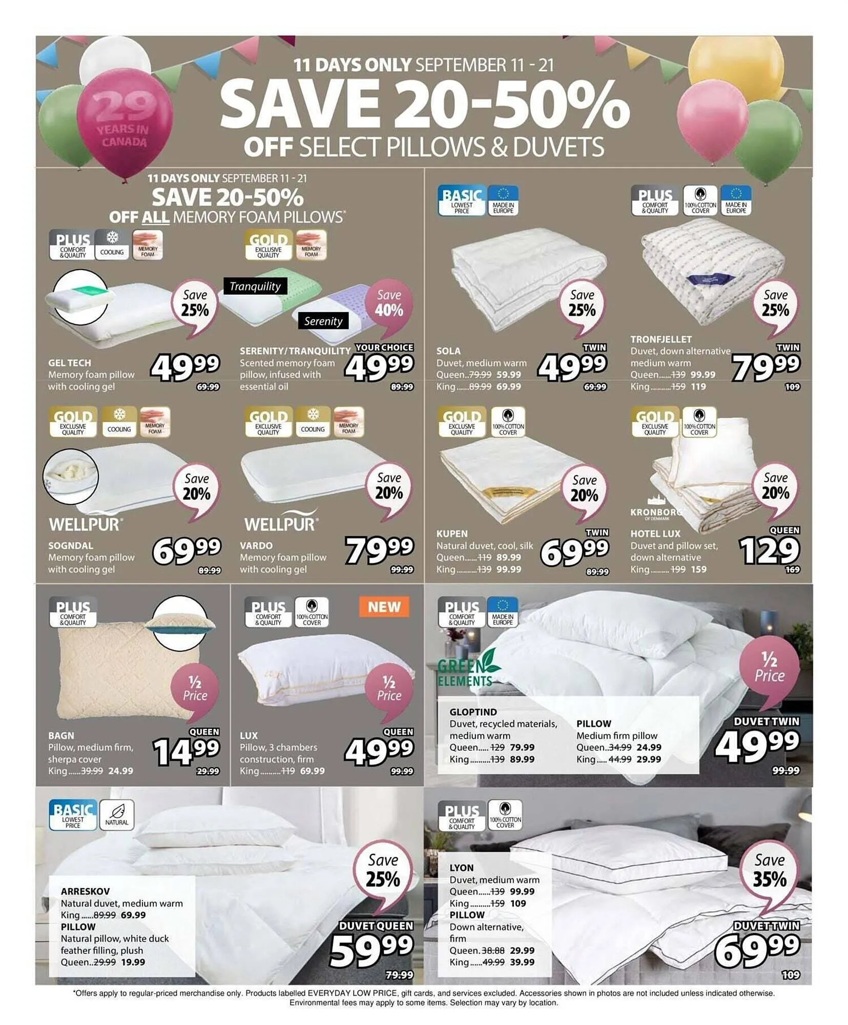 JYSK flyer from September 11 to September 25 2025 - flyer page 7