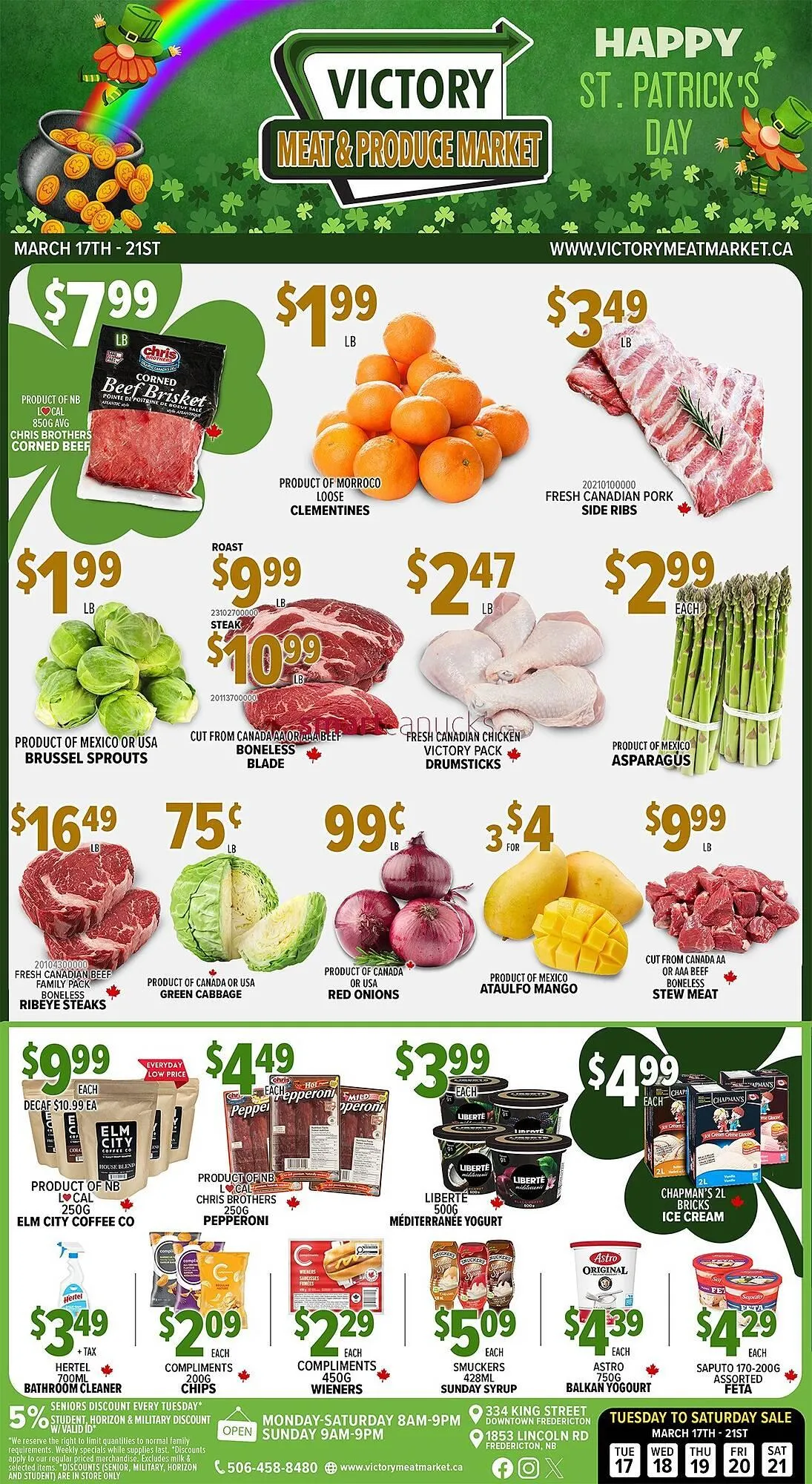 Victory Meat Market flyer from March 17 to March 21 2026 - flyer page 1
